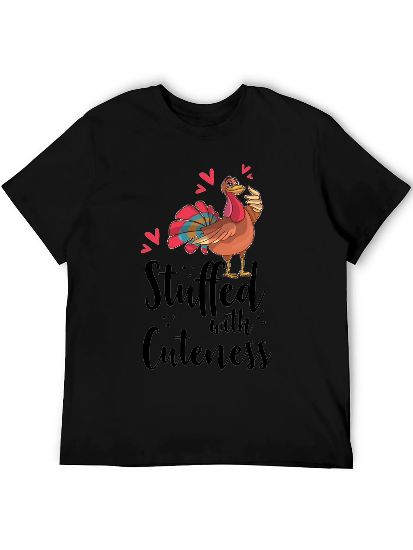 Stuffed with Cuteness Turkey Thanksgiving T-Shirt