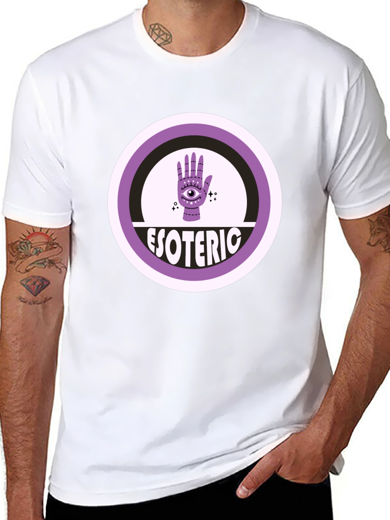Esoteric Graphic T-Shirt - Stylish Occult Design