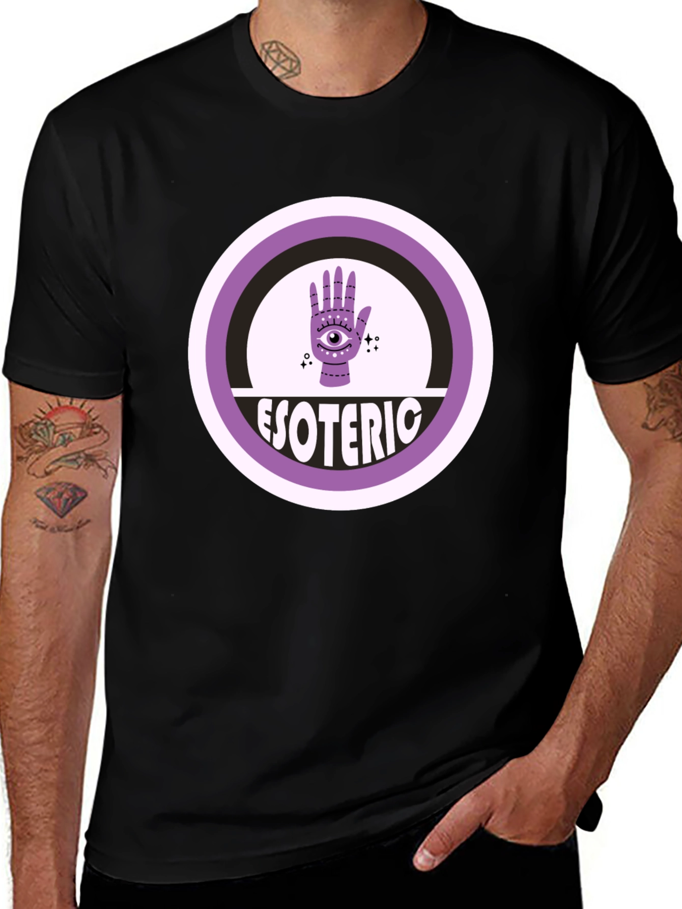Esoteric Graphic T-Shirt - Stylish Occult Design