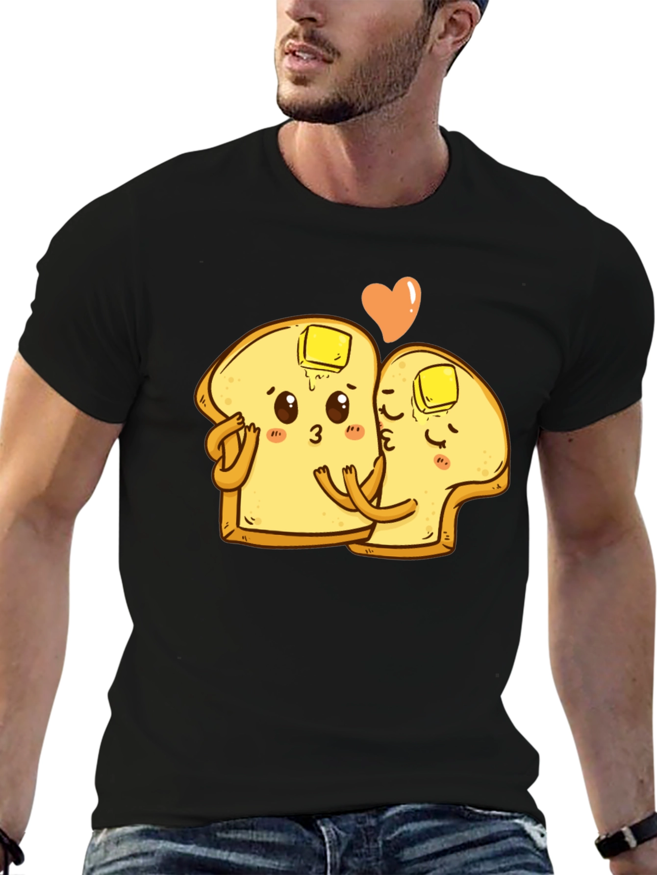 Toast Love Graphic Tee - Cute & Comfy!