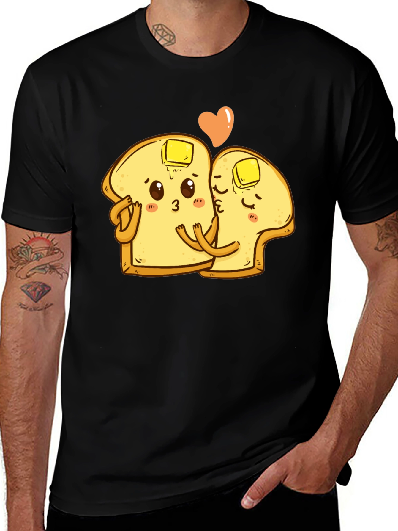 Toast Love Graphic Tee - Cute & Comfy!