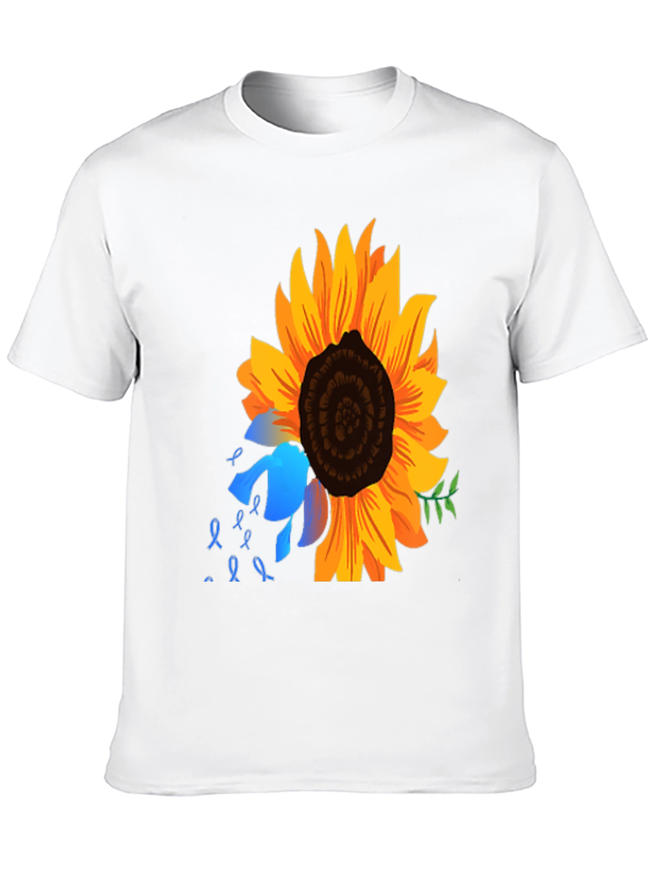Sunflower Awareness Ribbon Graphic Tee