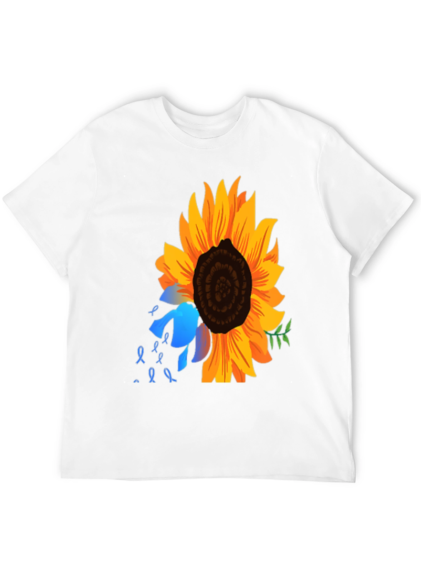 Sunflower Awareness Ribbon Graphic Tee