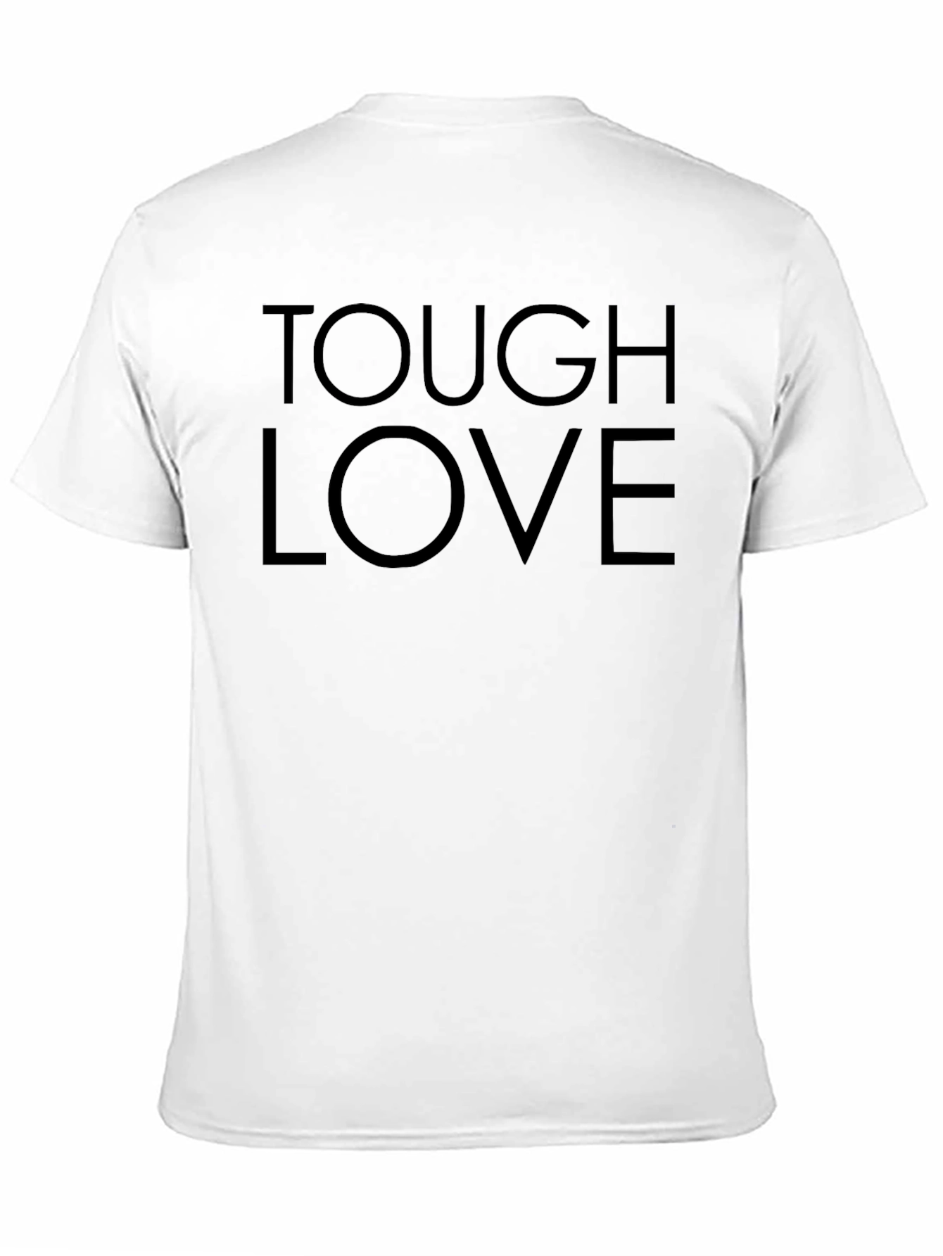 Tough Love Graphic Tee - Black Crew Neck T-Shirt
