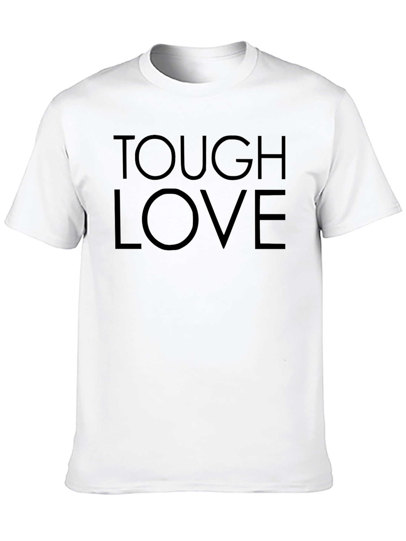 Tough Love Graphic Tee - Black Crew Neck T-Shirt