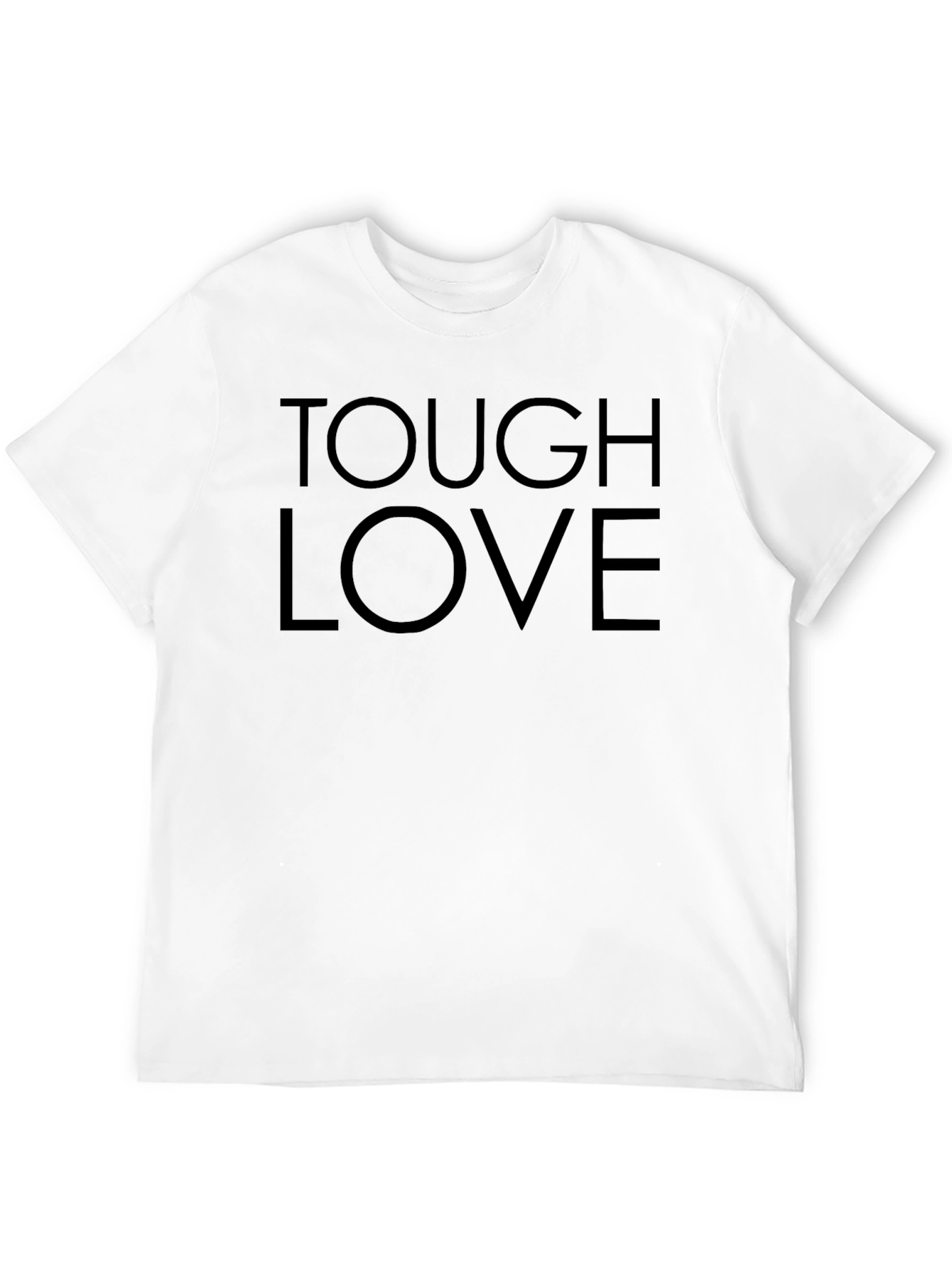 Tough Love Graphic Tee - Black Crew Neck T-Shirt