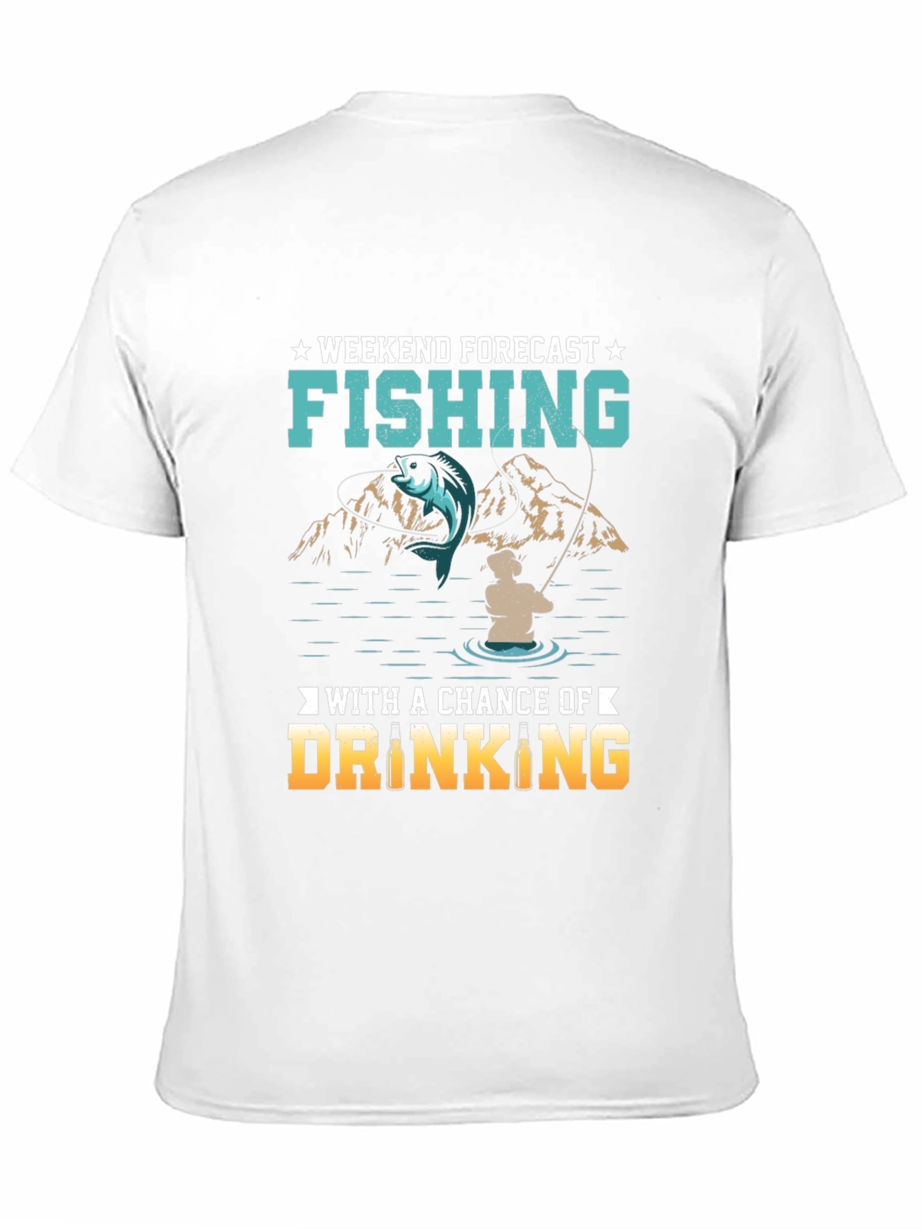 Fishing & Drinking Weekend Forecast T-Shirt