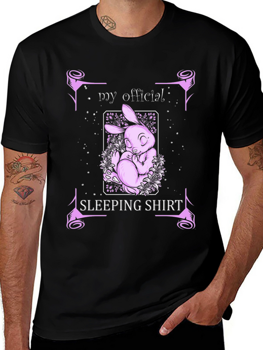 Official Sleeping Shirt - Bunny Graphic Tee