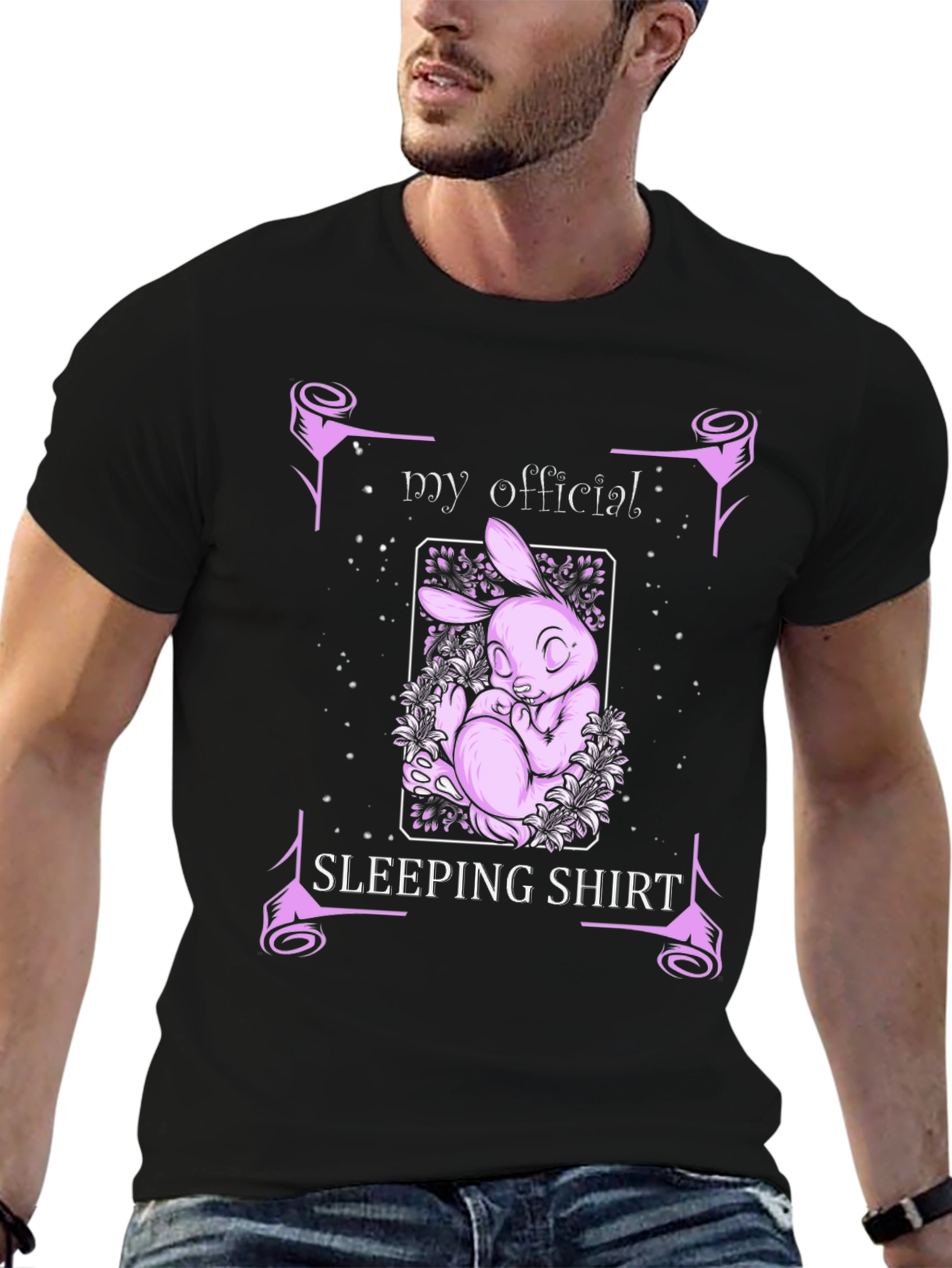 Official Sleeping Shirt - Bunny Graphic Tee