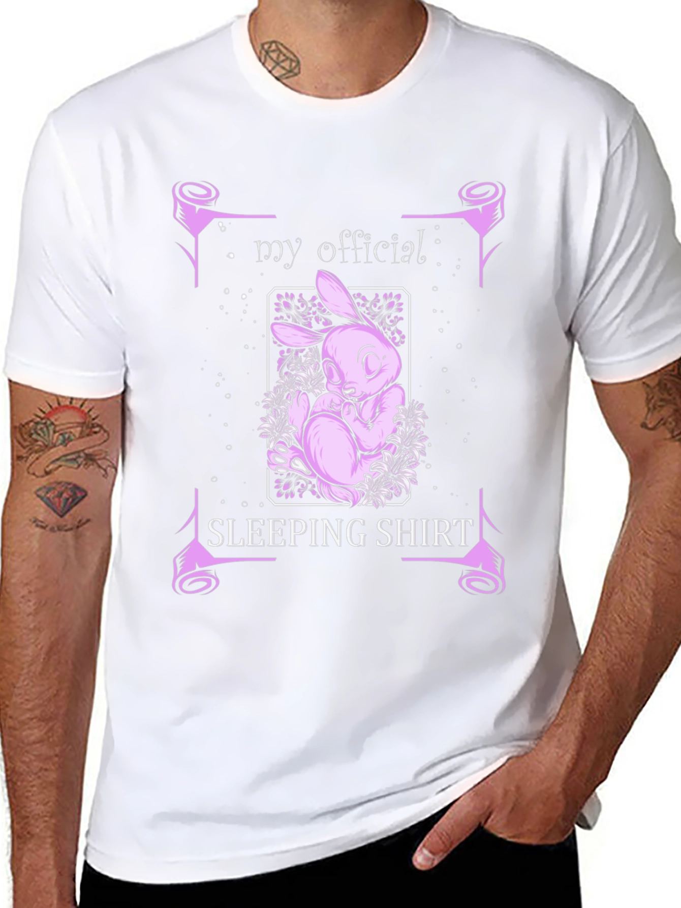 Official Sleeping Shirt - Bunny Graphic Tee