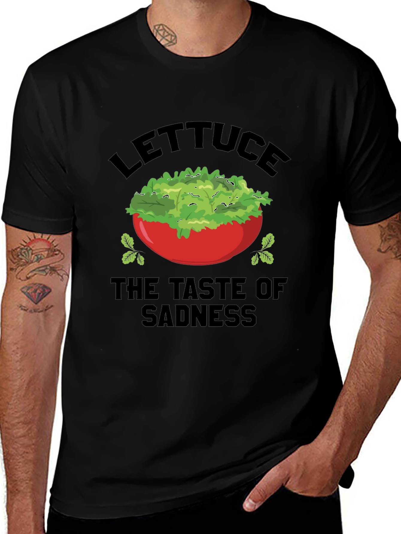 Lettuce Taste of Sadness Graphic T-Shirt