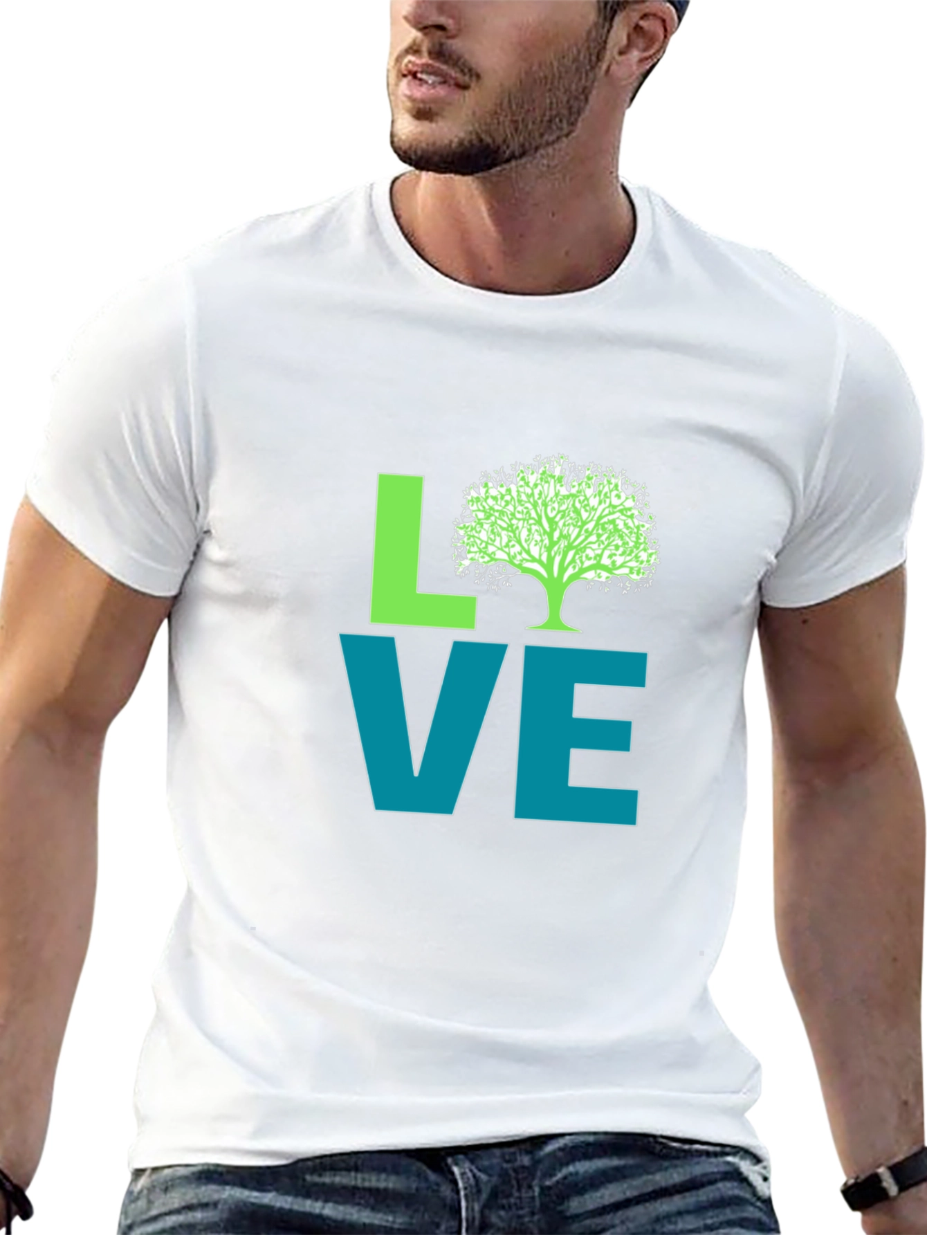 Love Nature Graphic Tee - Black