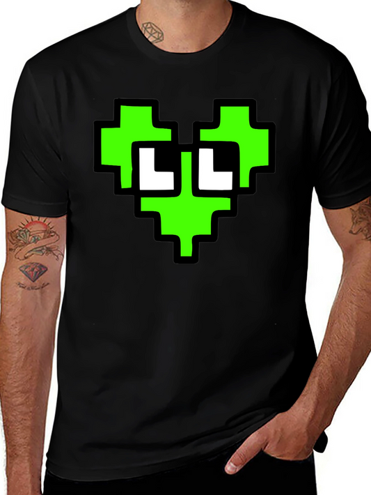 Pixel Heart T-Shirt - Gamer Style Tee
