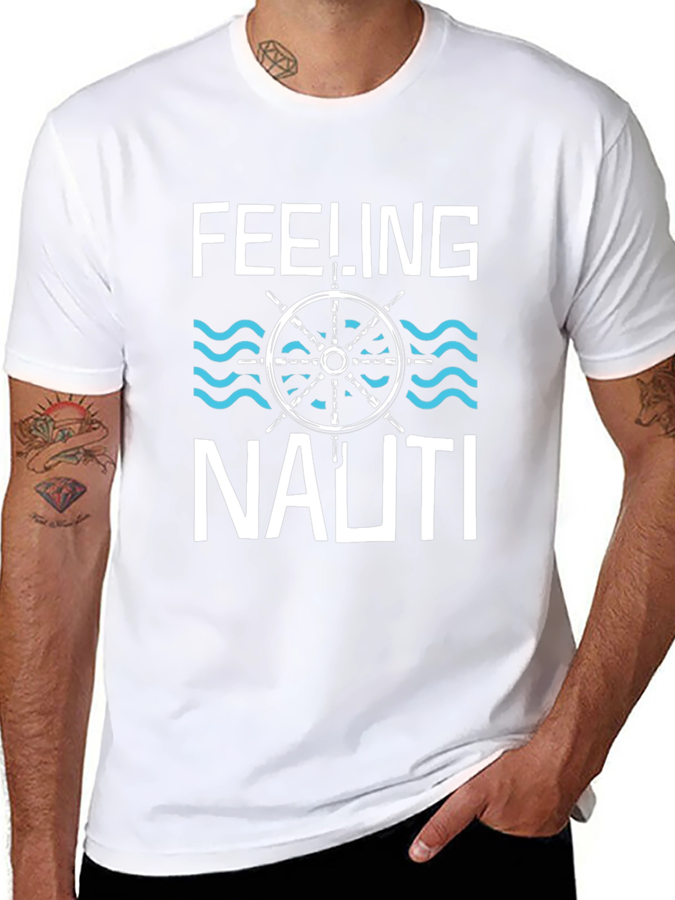 Feeling Nauti T-Shirt - Nautical Design