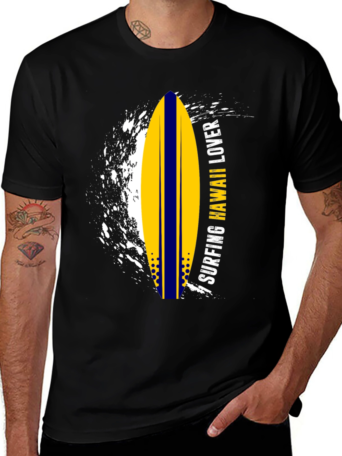 Surfing Hawaii Lover Graphic Tee