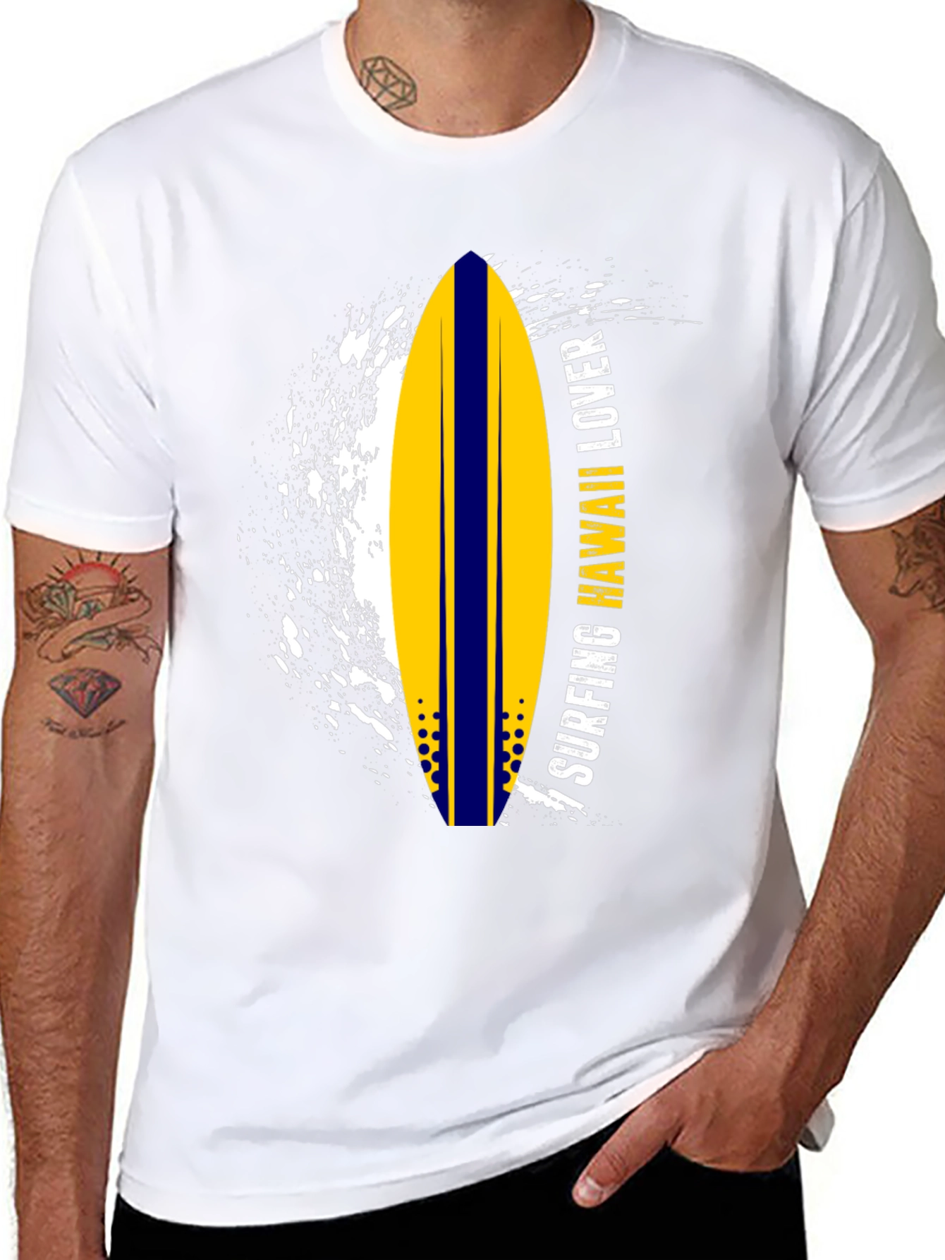 Surfing Hawaii Lover Graphic Tee