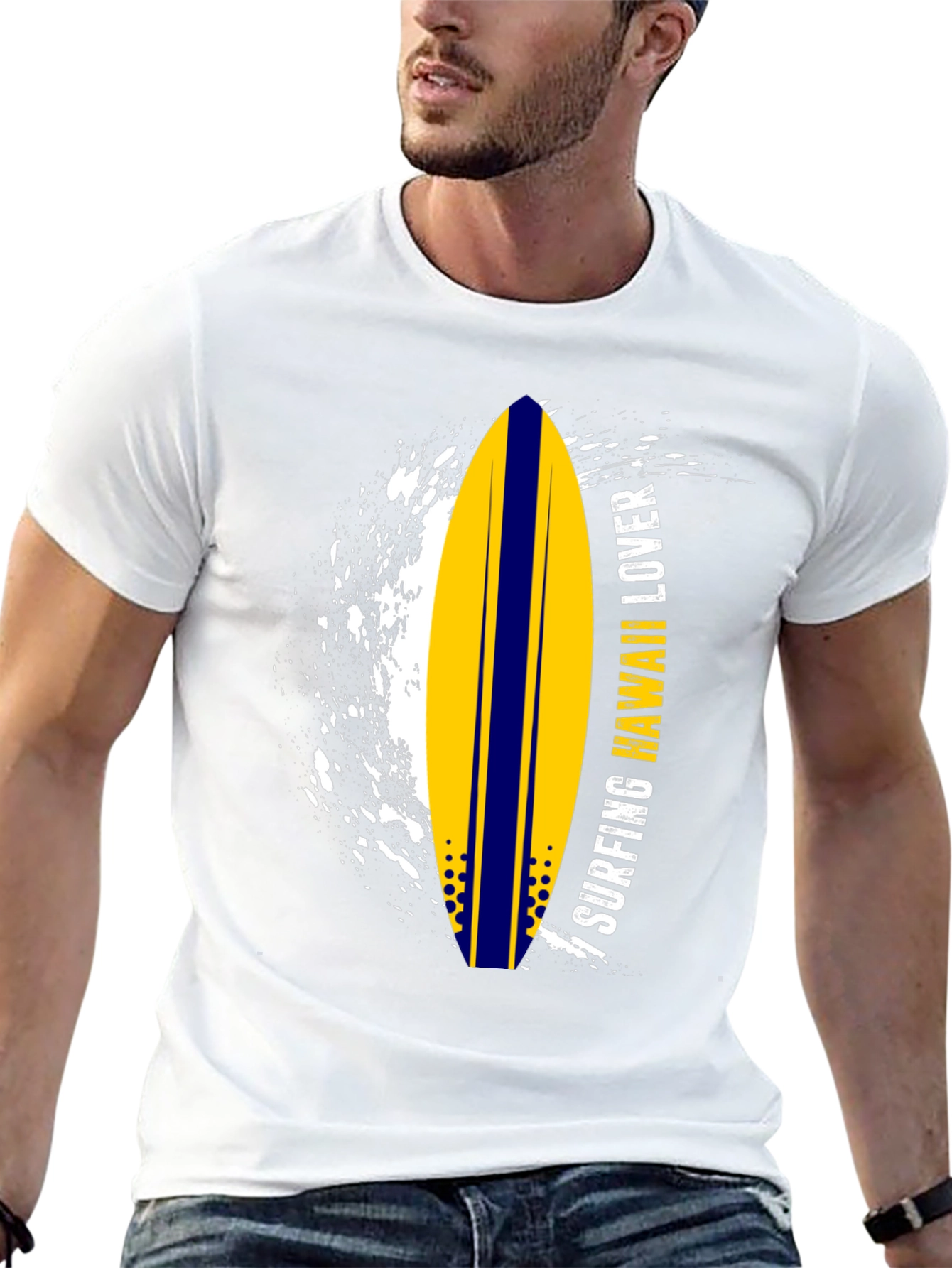 Surfing Hawaii Lover Graphic Tee