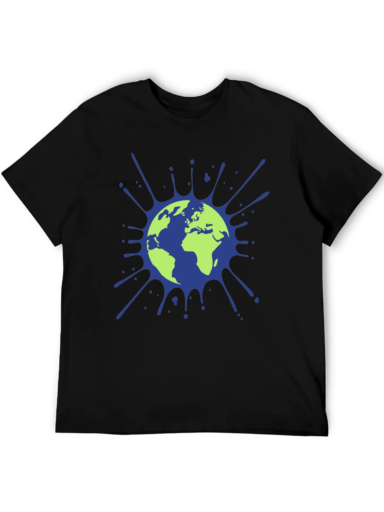 Earth Splatter Graphic Tee - Eco-Friendly Design