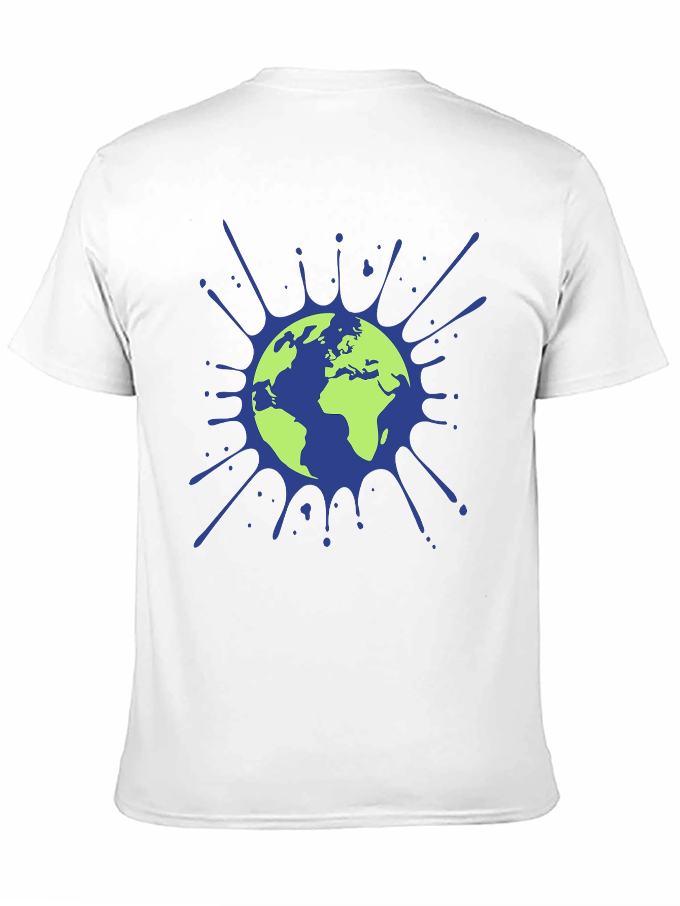Earth Splatter Graphic Tee - Eco-Friendly Design