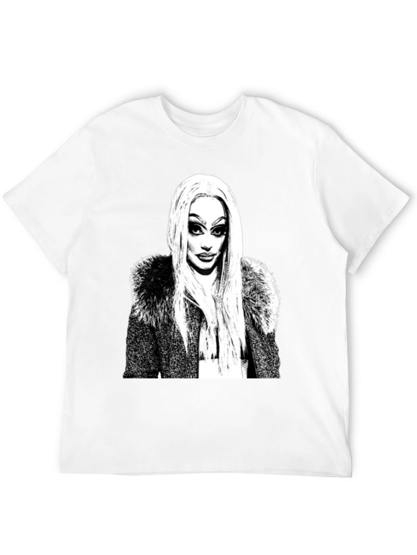 Drag Queen Graphic T-Shirt - Black