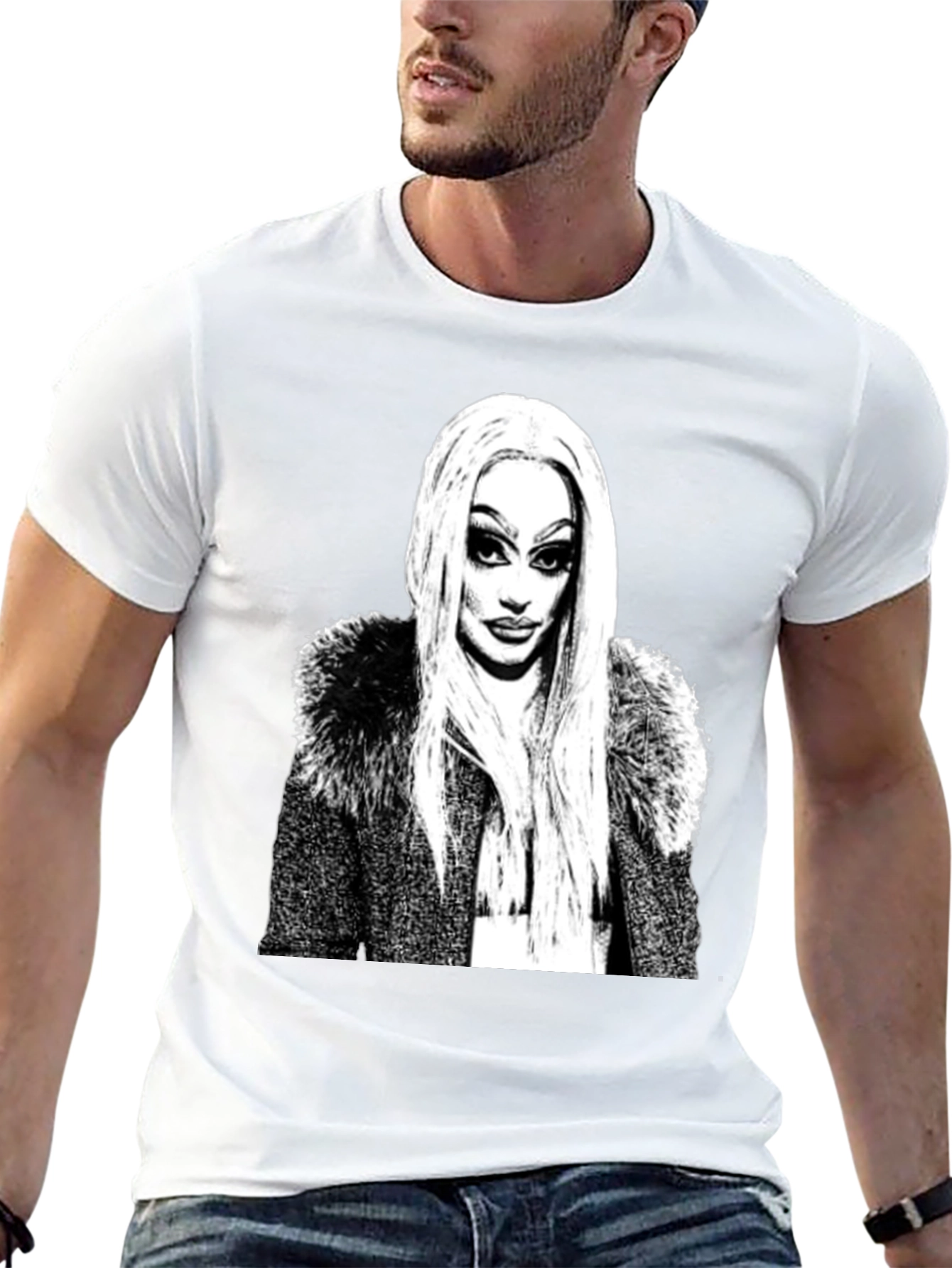 Drag Queen Graphic T-Shirt - Black
