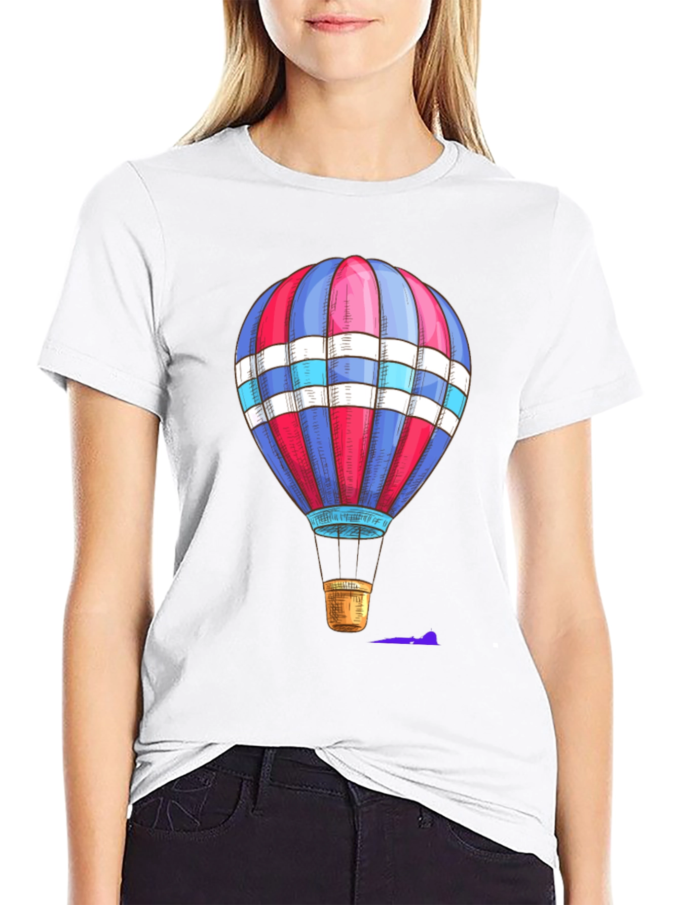 Hot Air Balloon Graphic T-Shirt