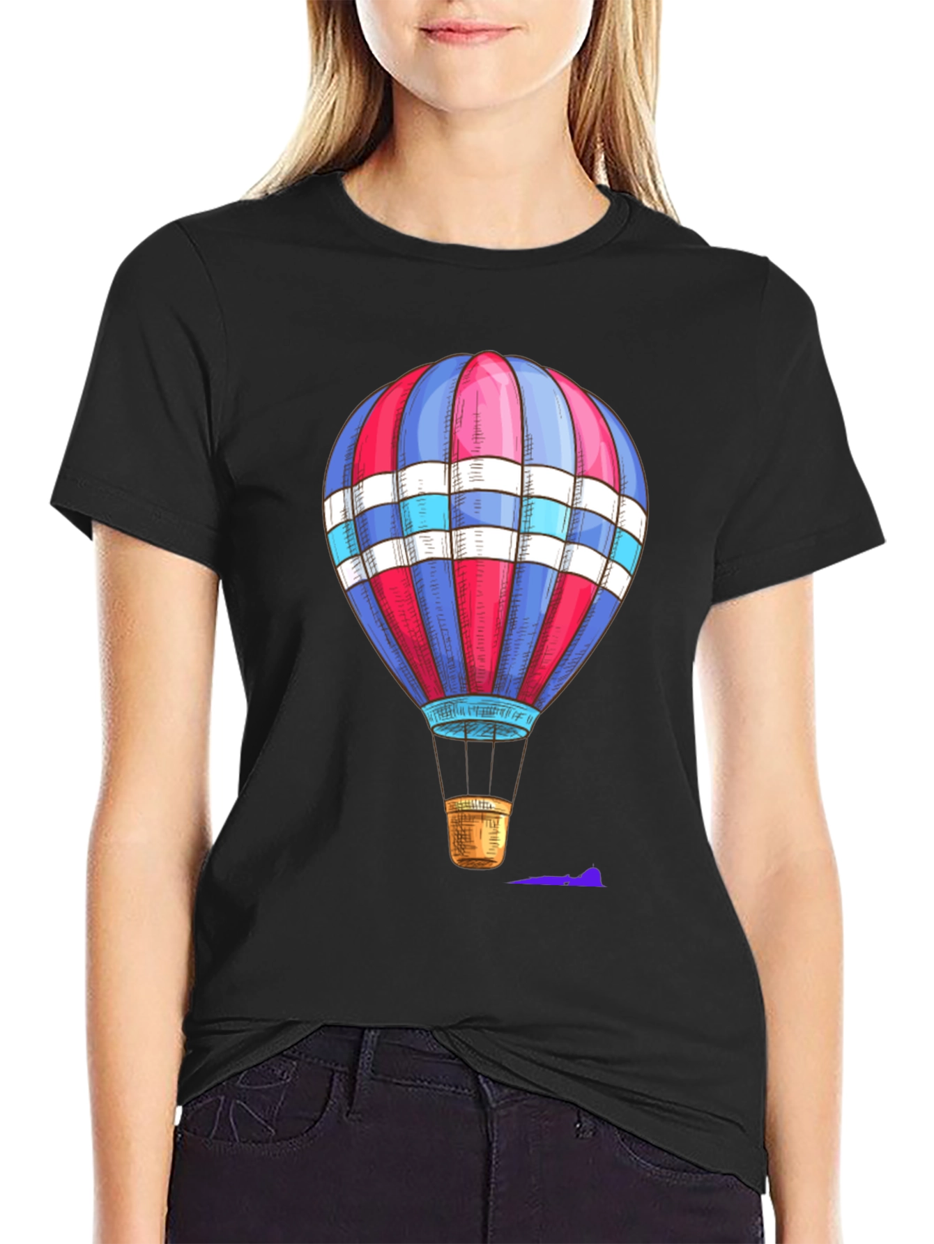 Hot Air Balloon Graphic T-Shirt