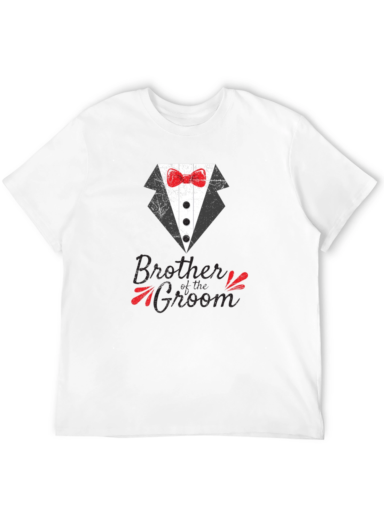Brother of the Groom Tuxedo Graphic T-Shirt