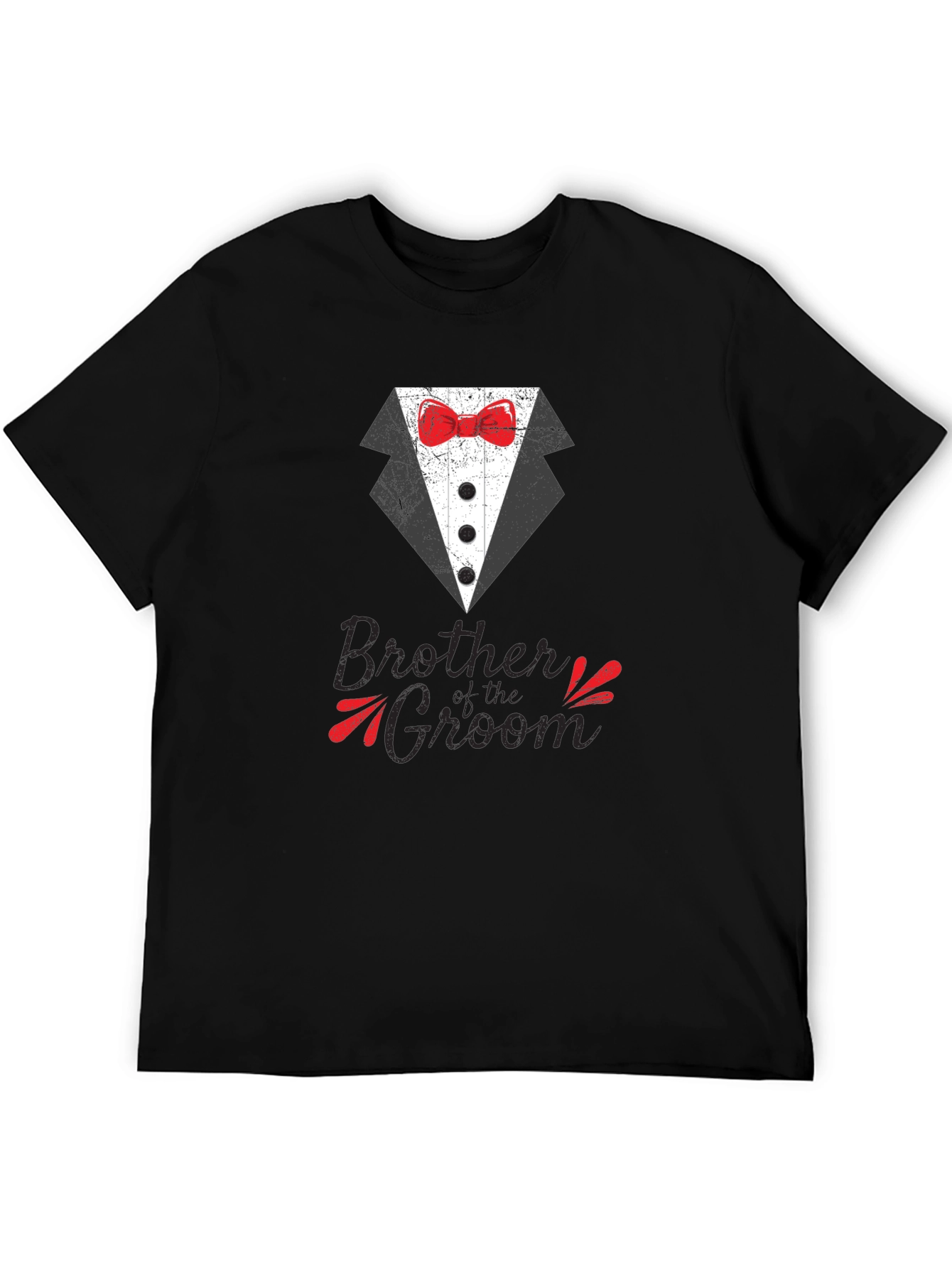 Brother of the Groom Tuxedo Graphic T-Shirt