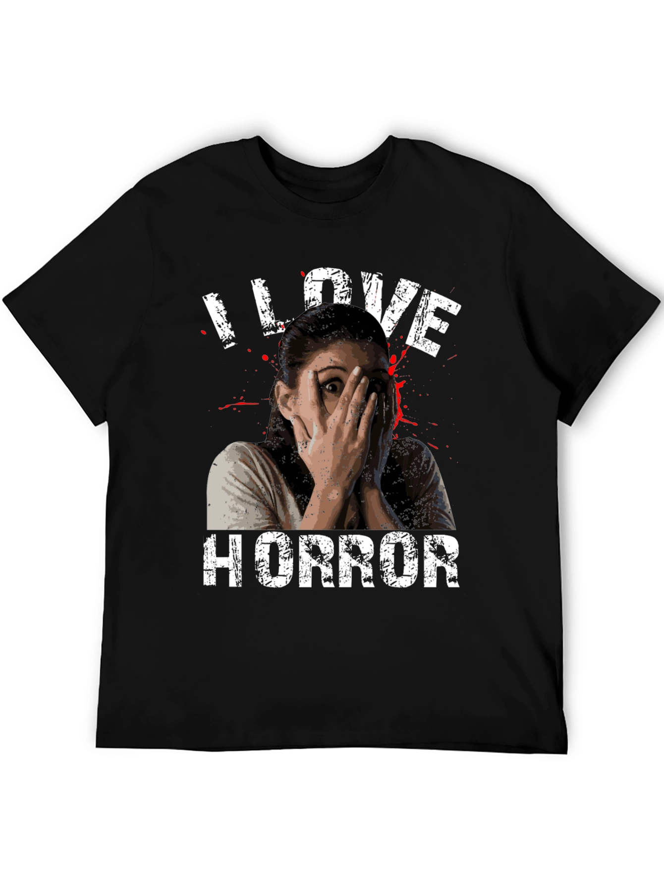 I Love Horror Graphic T-Shirt