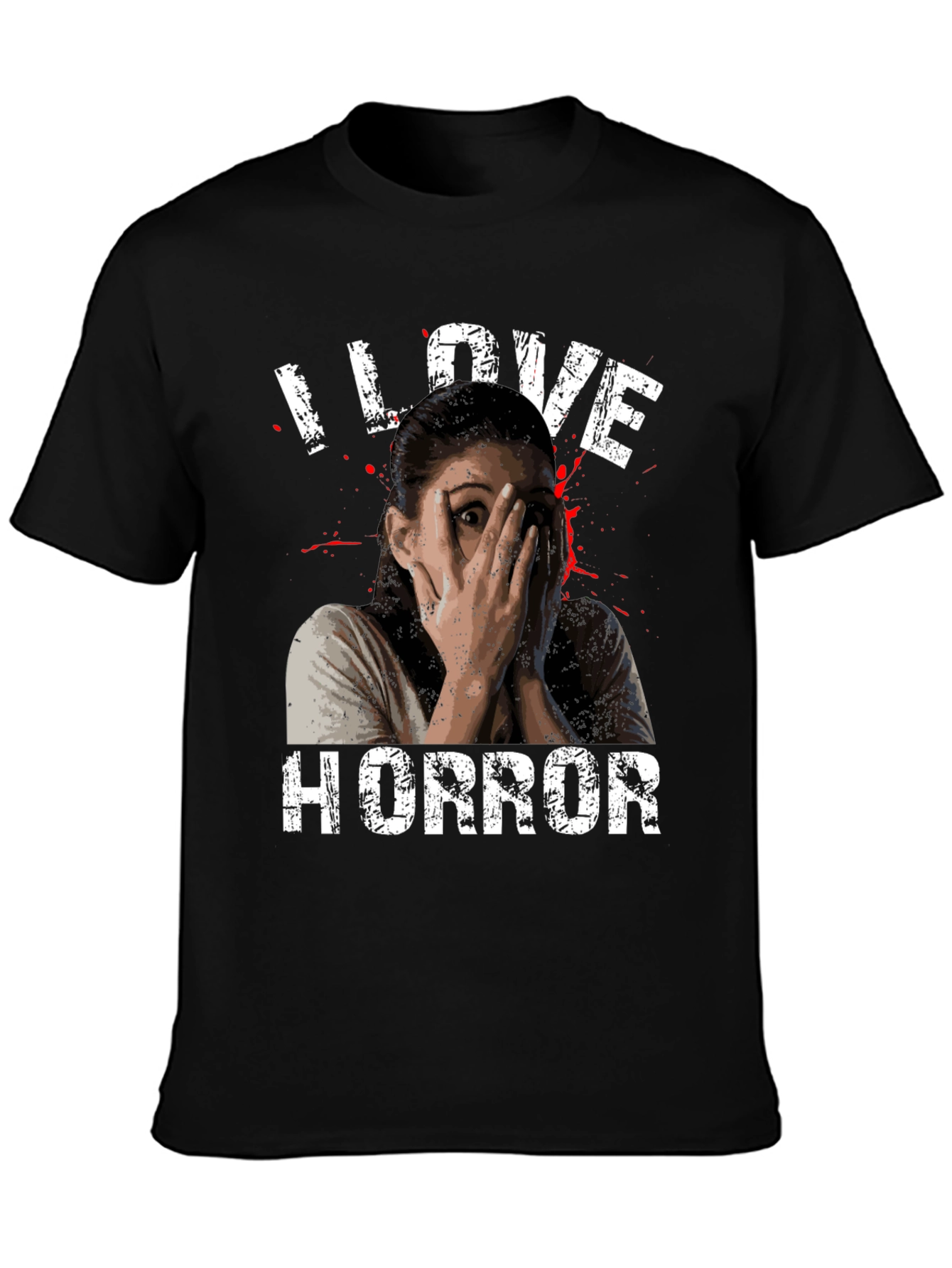 I Love Horror Graphic T-Shirt