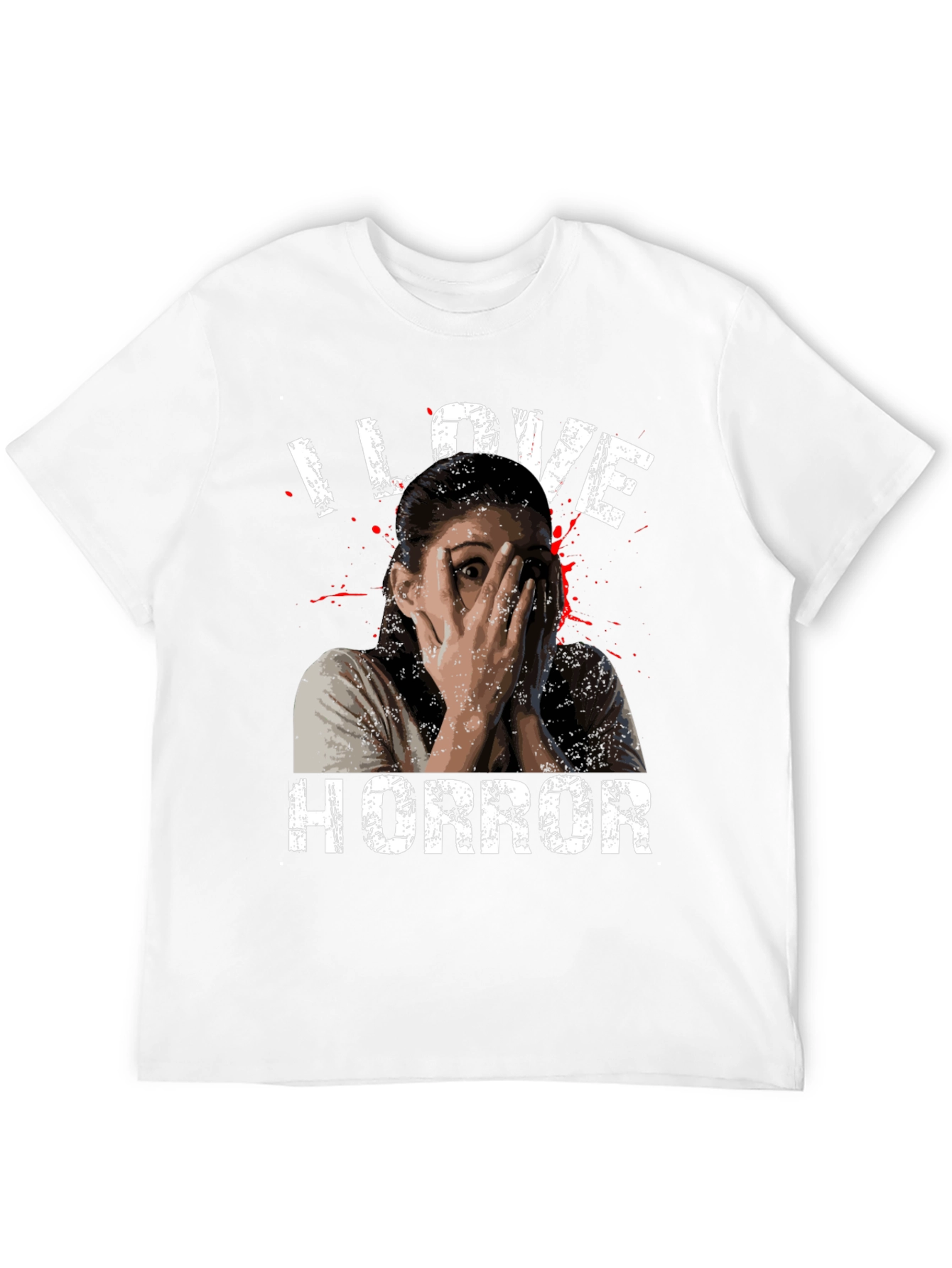 I Love Horror Graphic T-Shirt