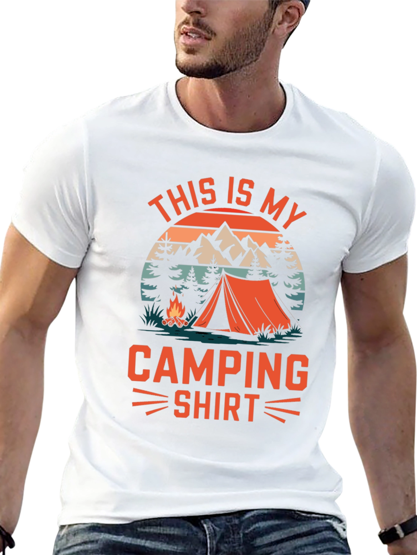 This Is My Camping Shirt - Graphic Tee