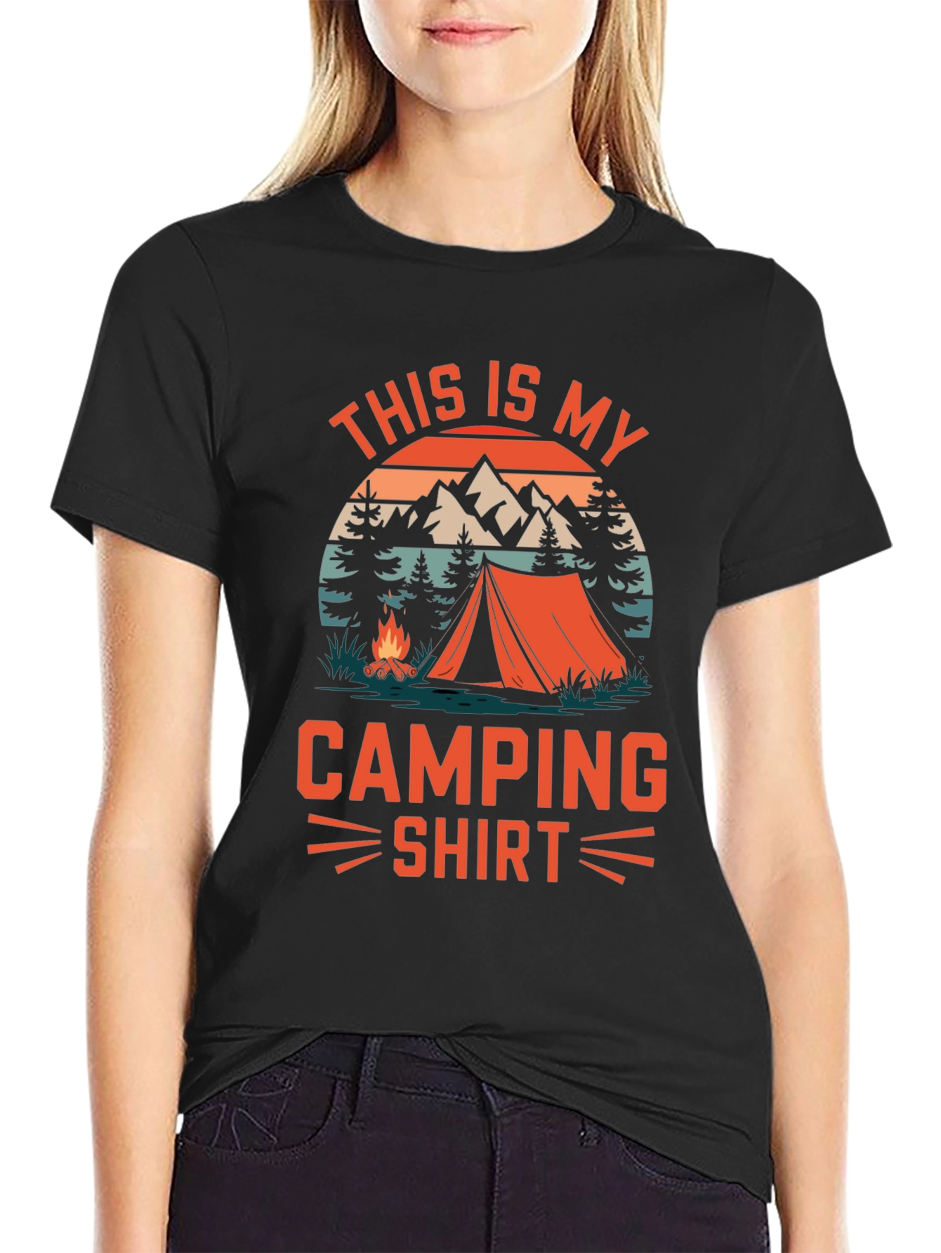 This Is My Camping Shirt - Graphic Tee