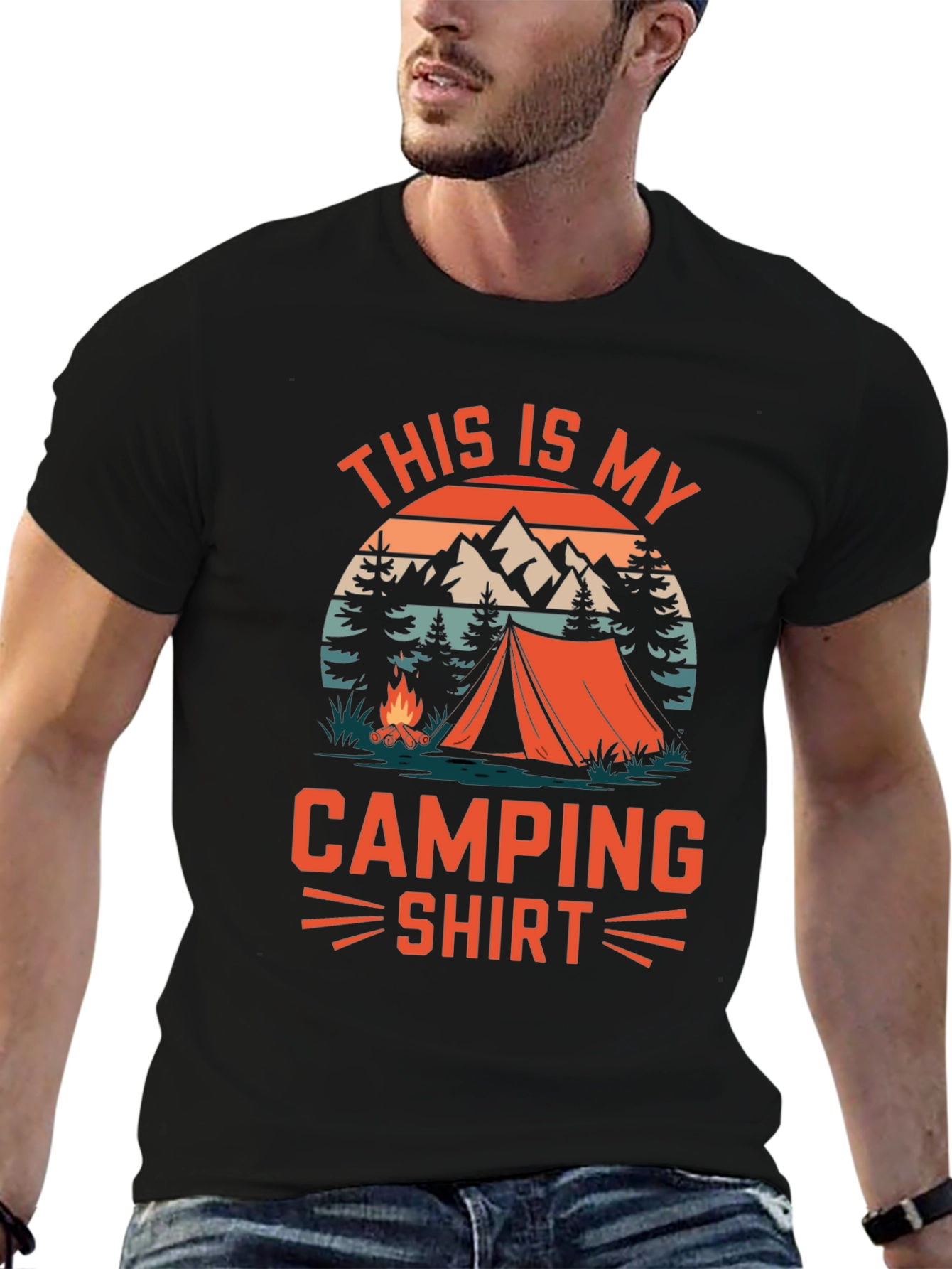 This Is My Camping Shirt - Graphic Tee