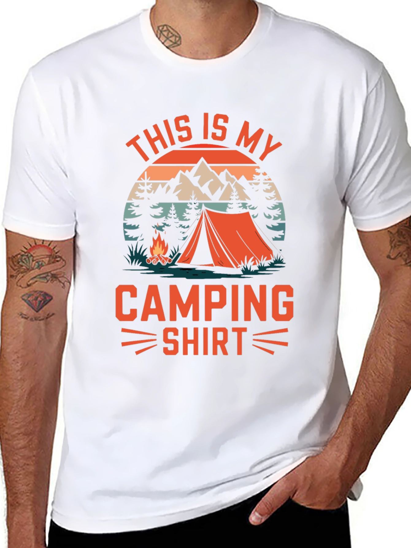 This Is My Camping Shirt - Graphic Tee