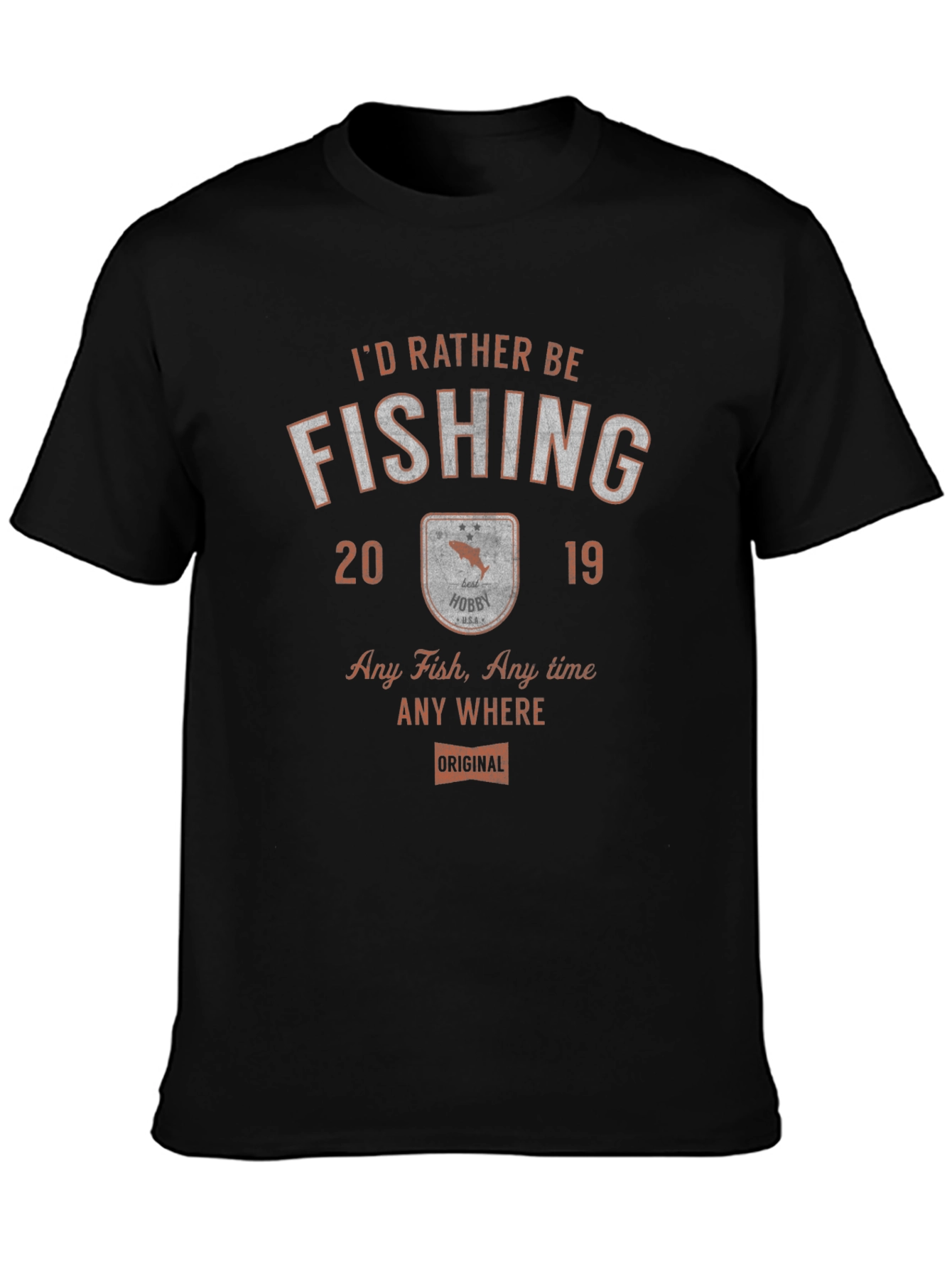 Id Rather Be Fishing Graphic T-Shirt