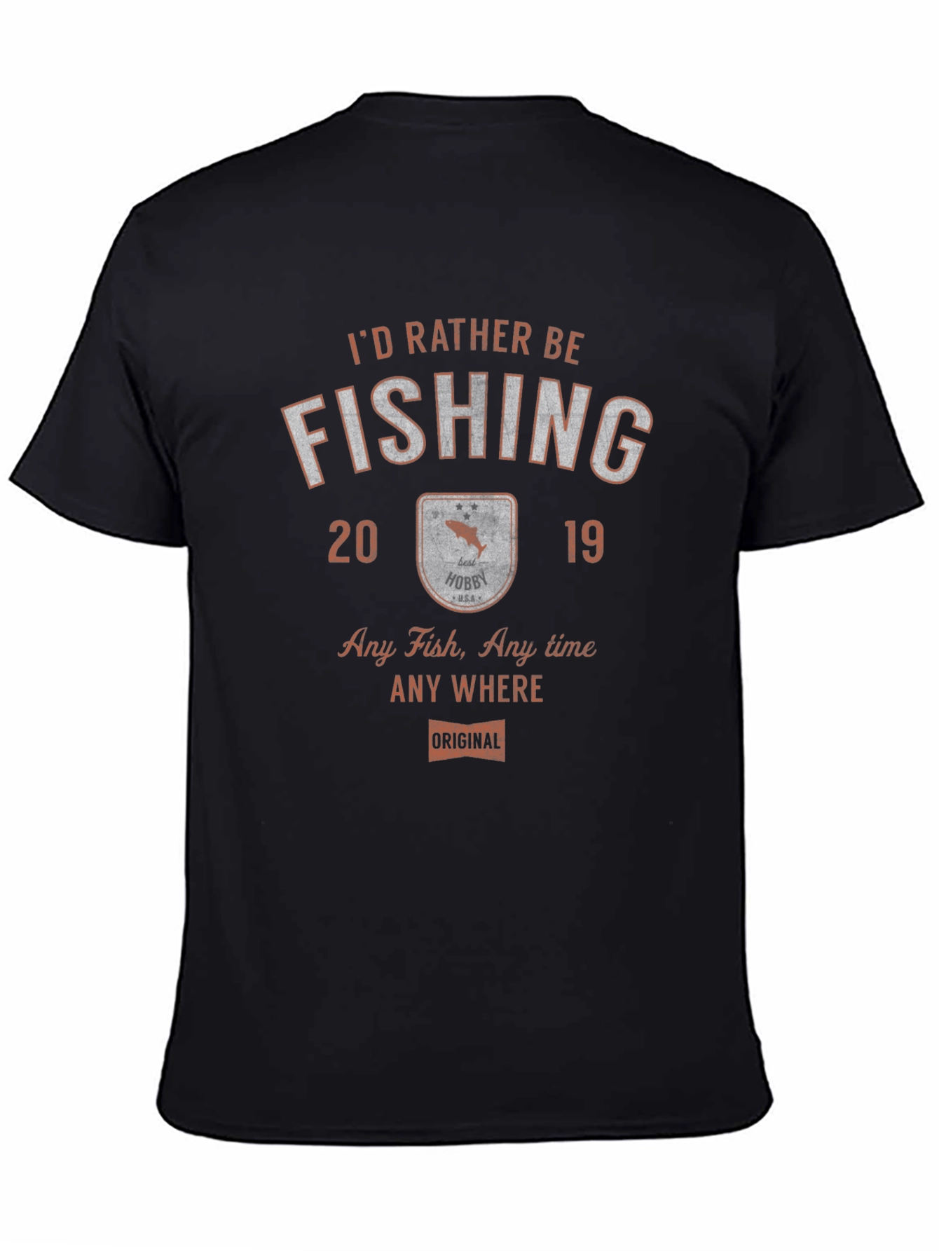 Id Rather Be Fishing Graphic T-Shirt