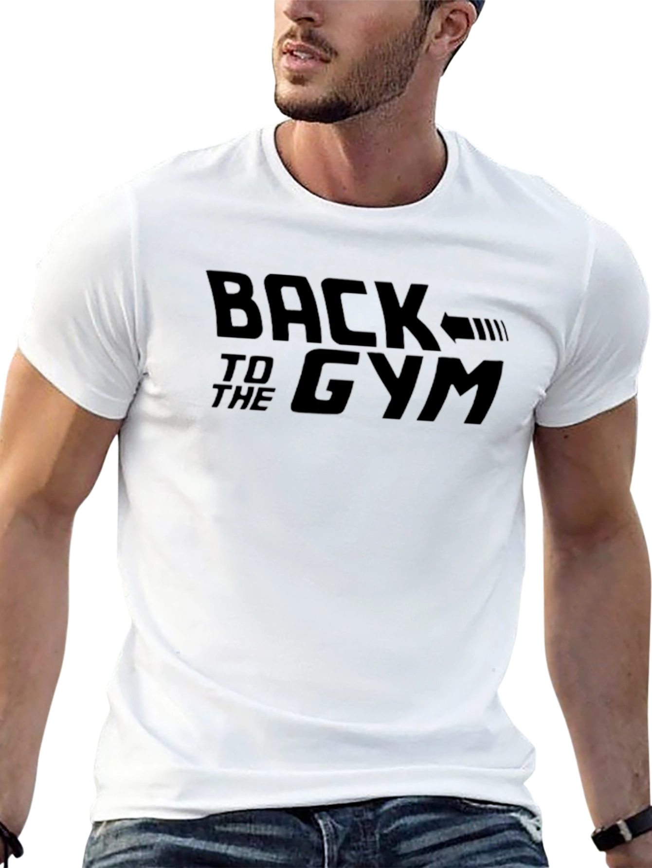 Back to the Gym Black T-Shirt