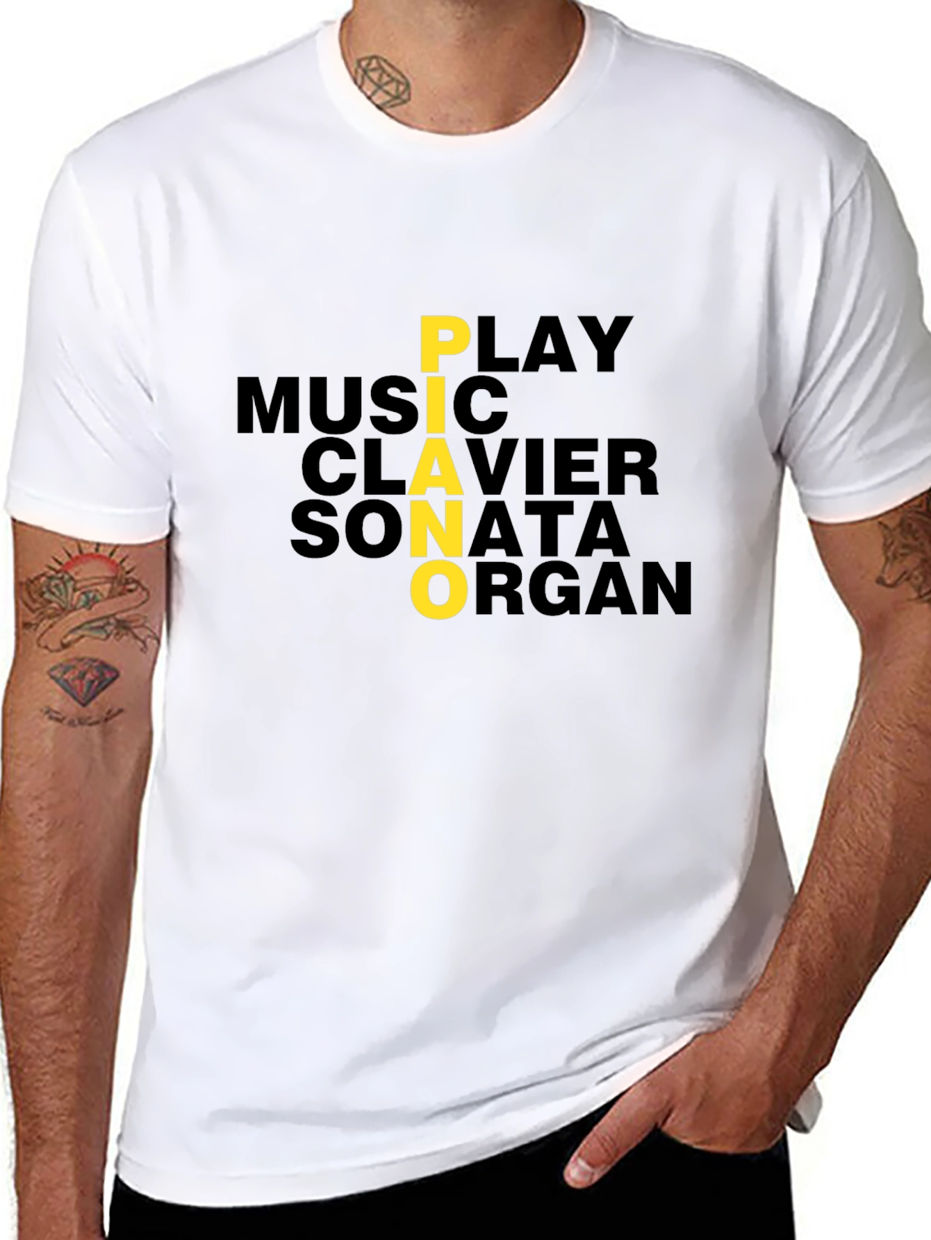 Piano Music T-Shirt - Musician Gift Tee
