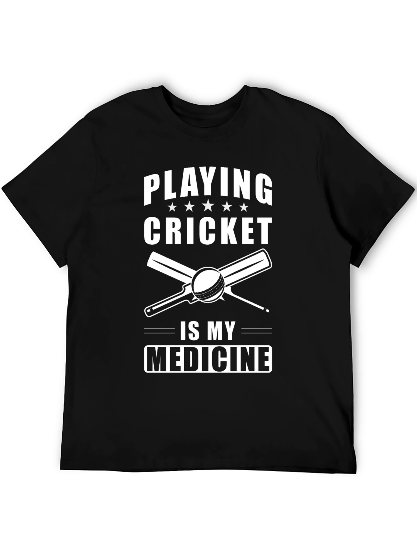 Cricket is My Medicine Graphic Tee