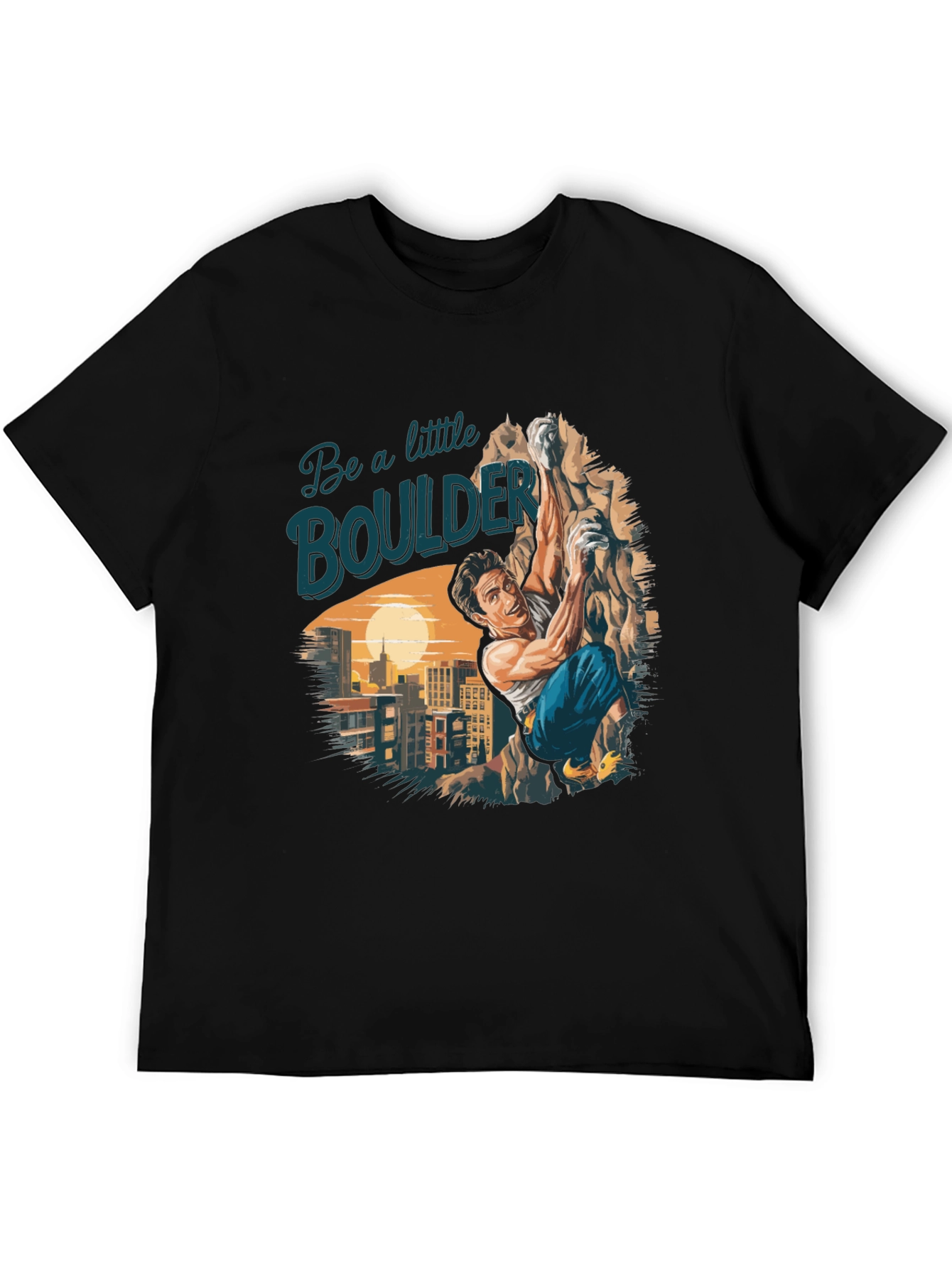 Boulder Climbing Graphic T-Shirt