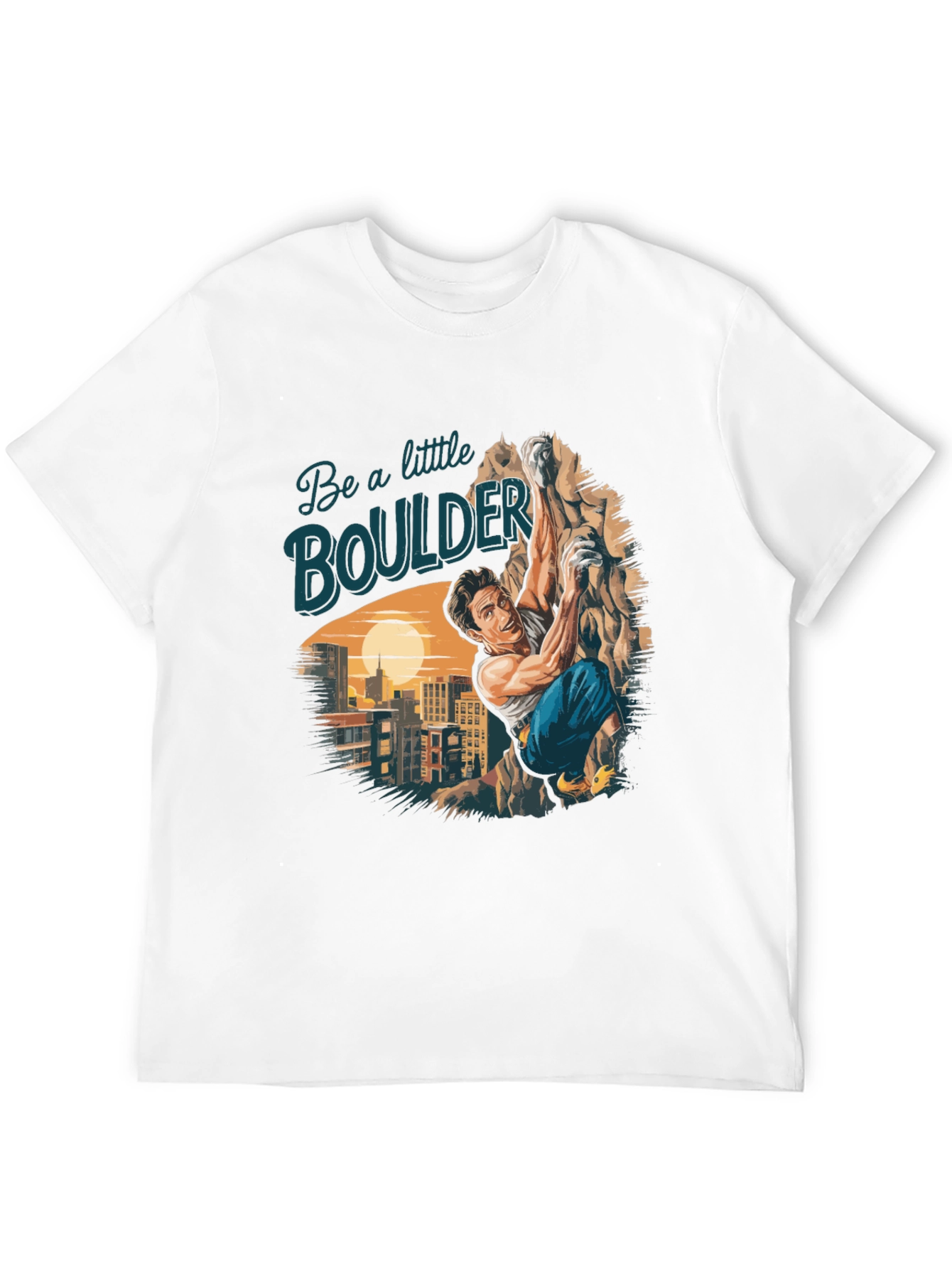 Boulder Climbing Graphic T-Shirt