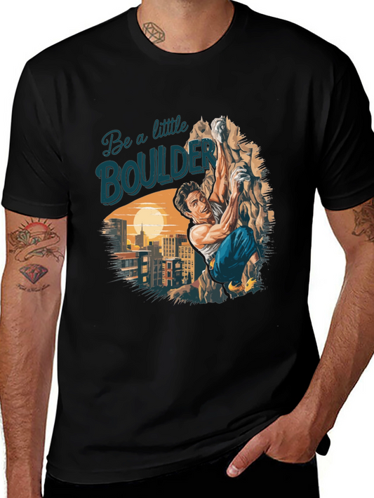 Boulder Climbing Graphic T-Shirt