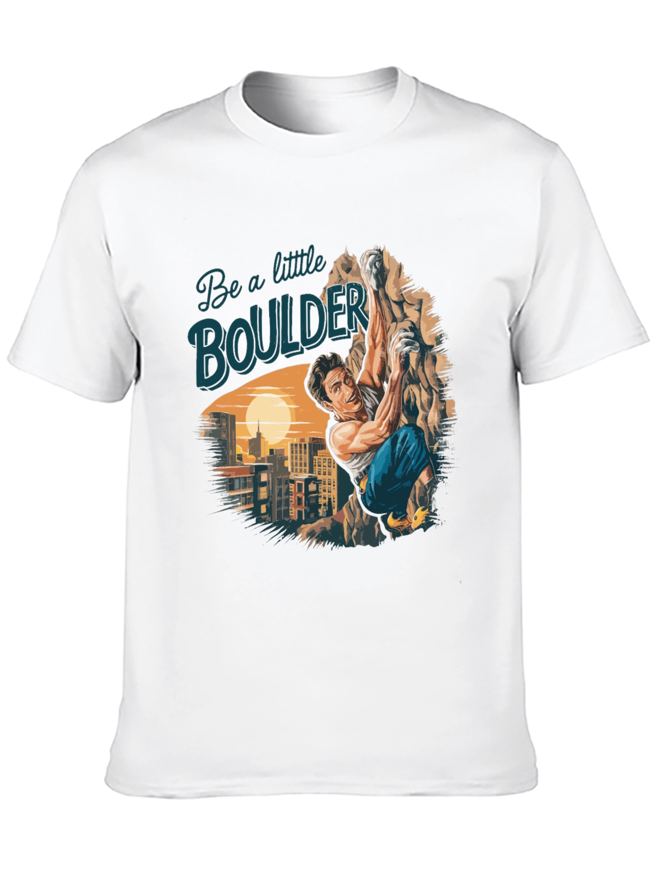 Boulder Climbing Graphic T-Shirt