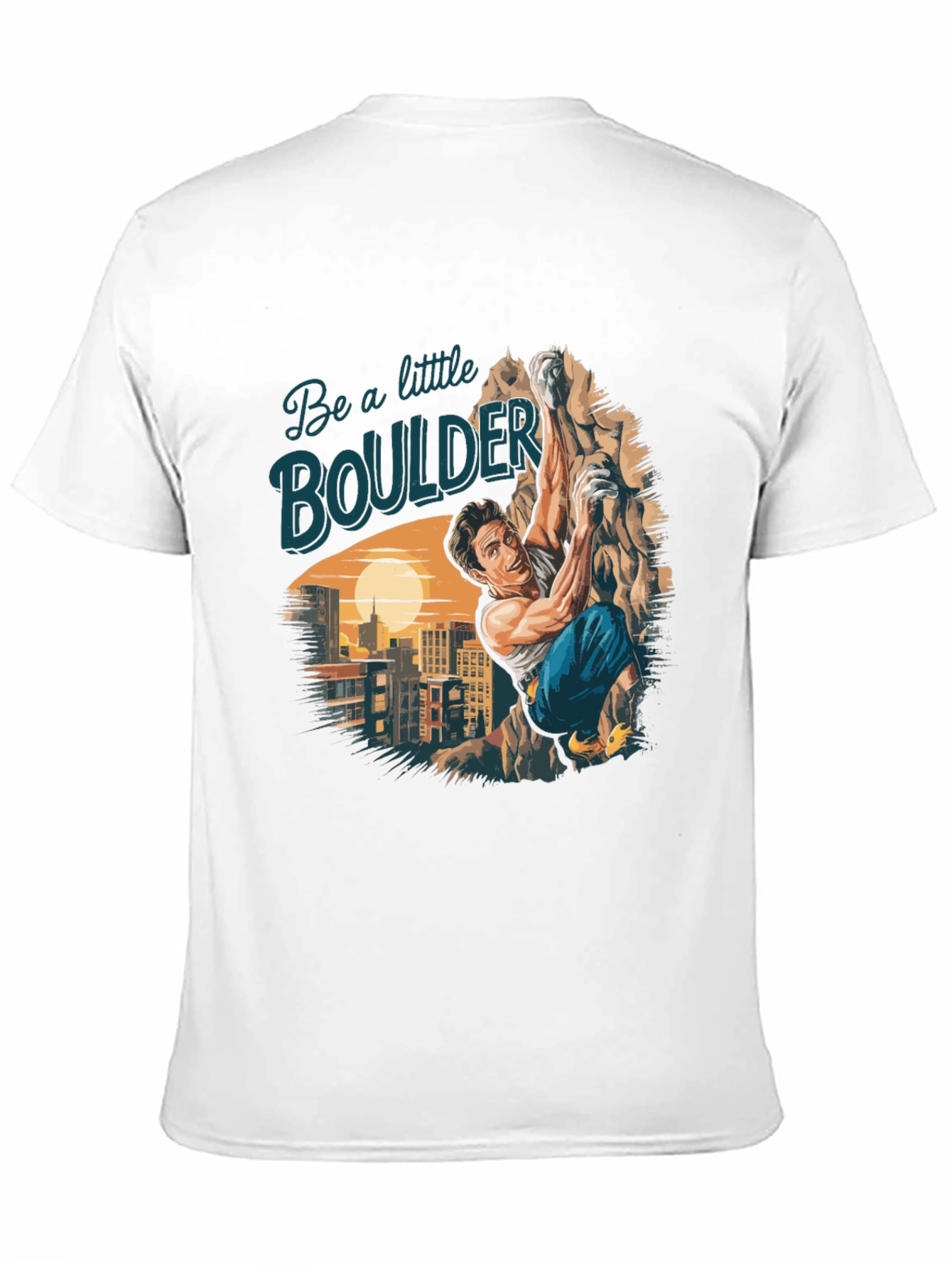 Boulder Climbing Graphic T-Shirt