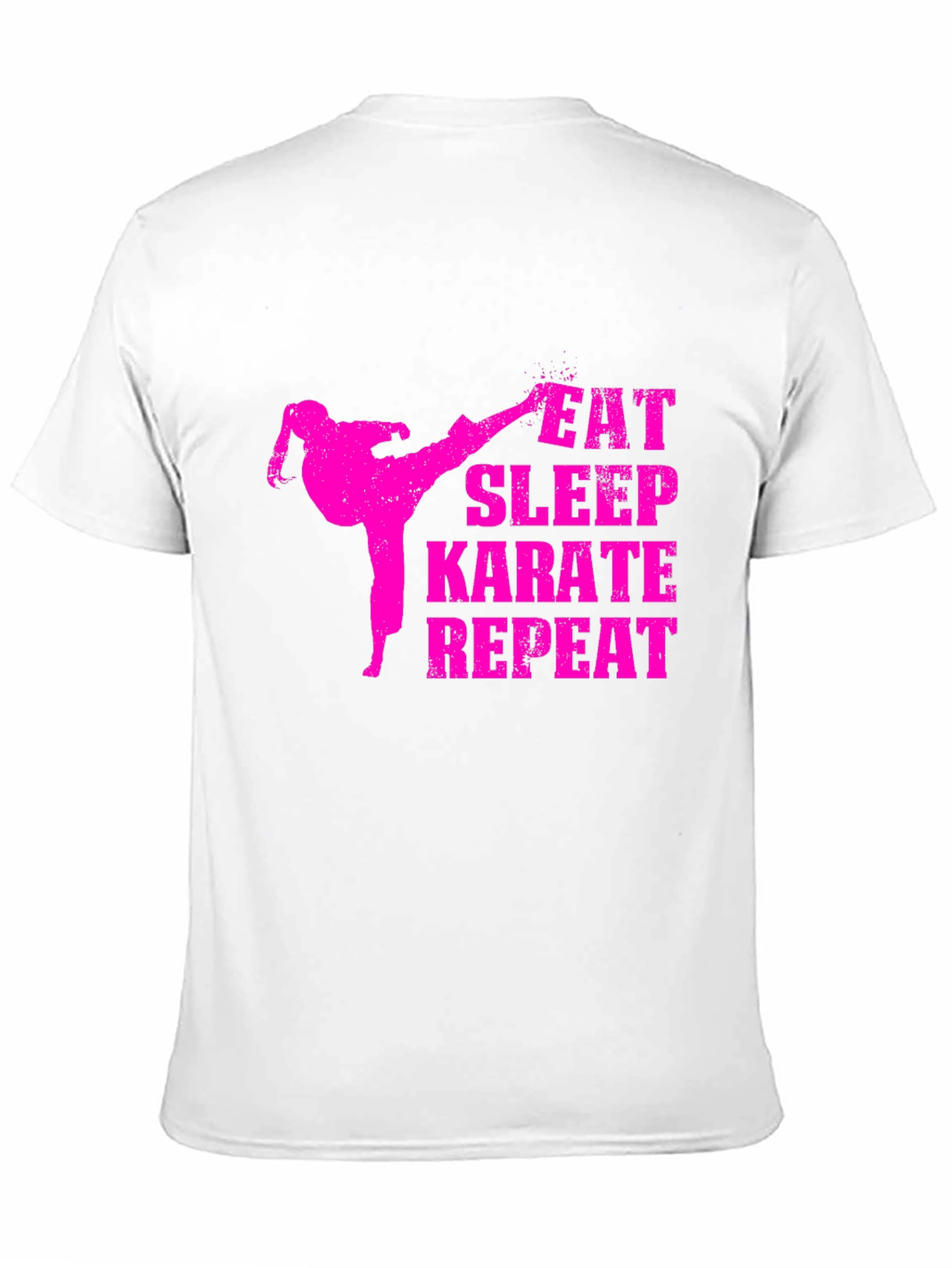 Eat Sleep Karate Repeat Black T-Shirt