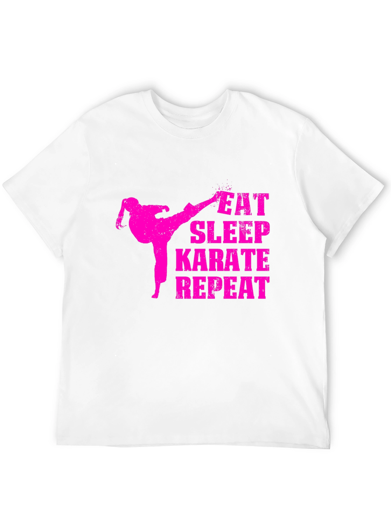 Eat Sleep Karate Repeat Black T-Shirt