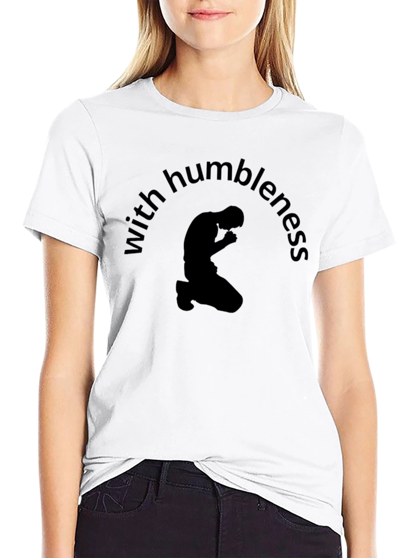 Humbleness Graphic Tee - Mens Black T-Shirt
