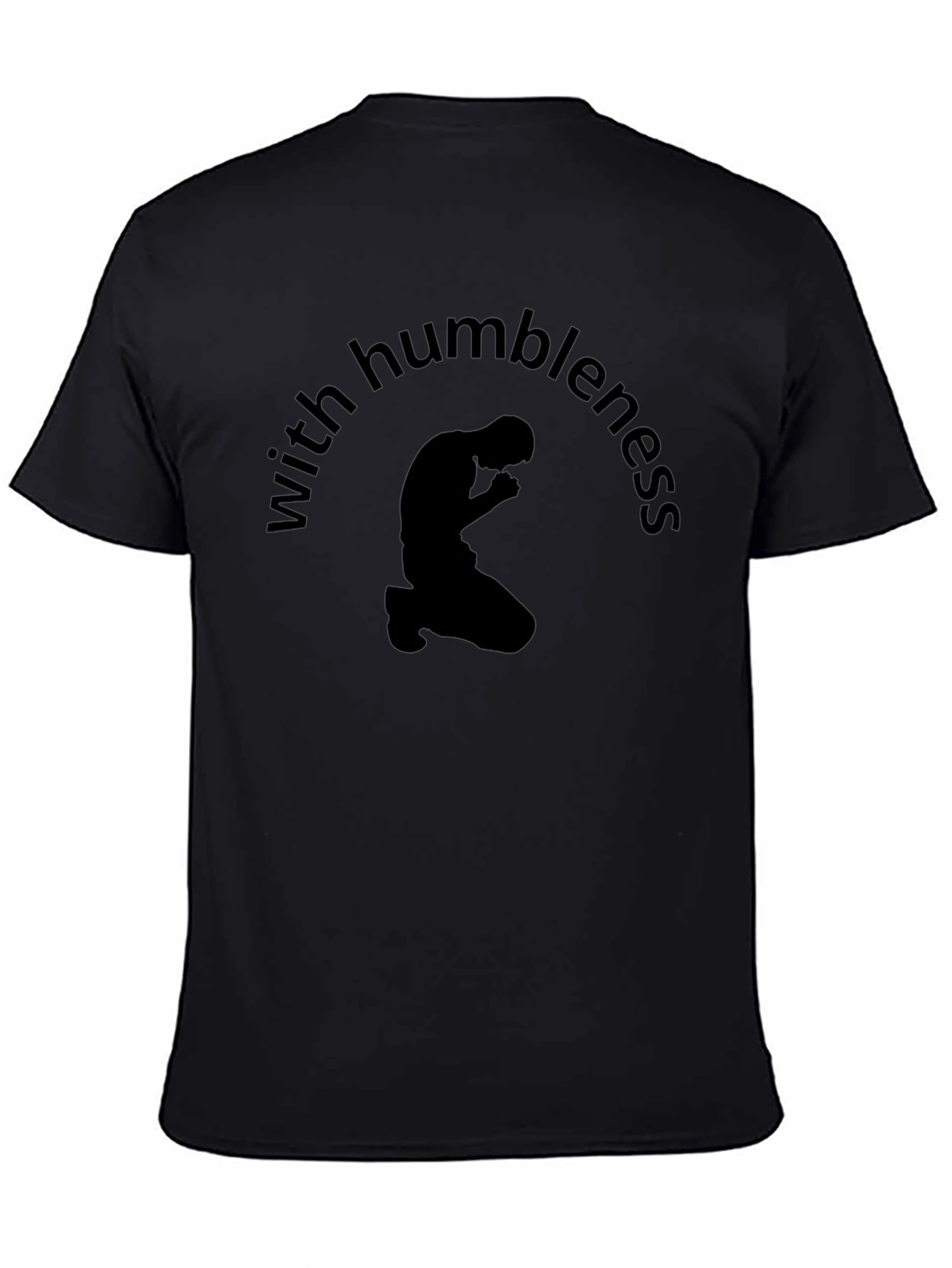 Humbleness Graphic Tee - Mens Black T-Shirt